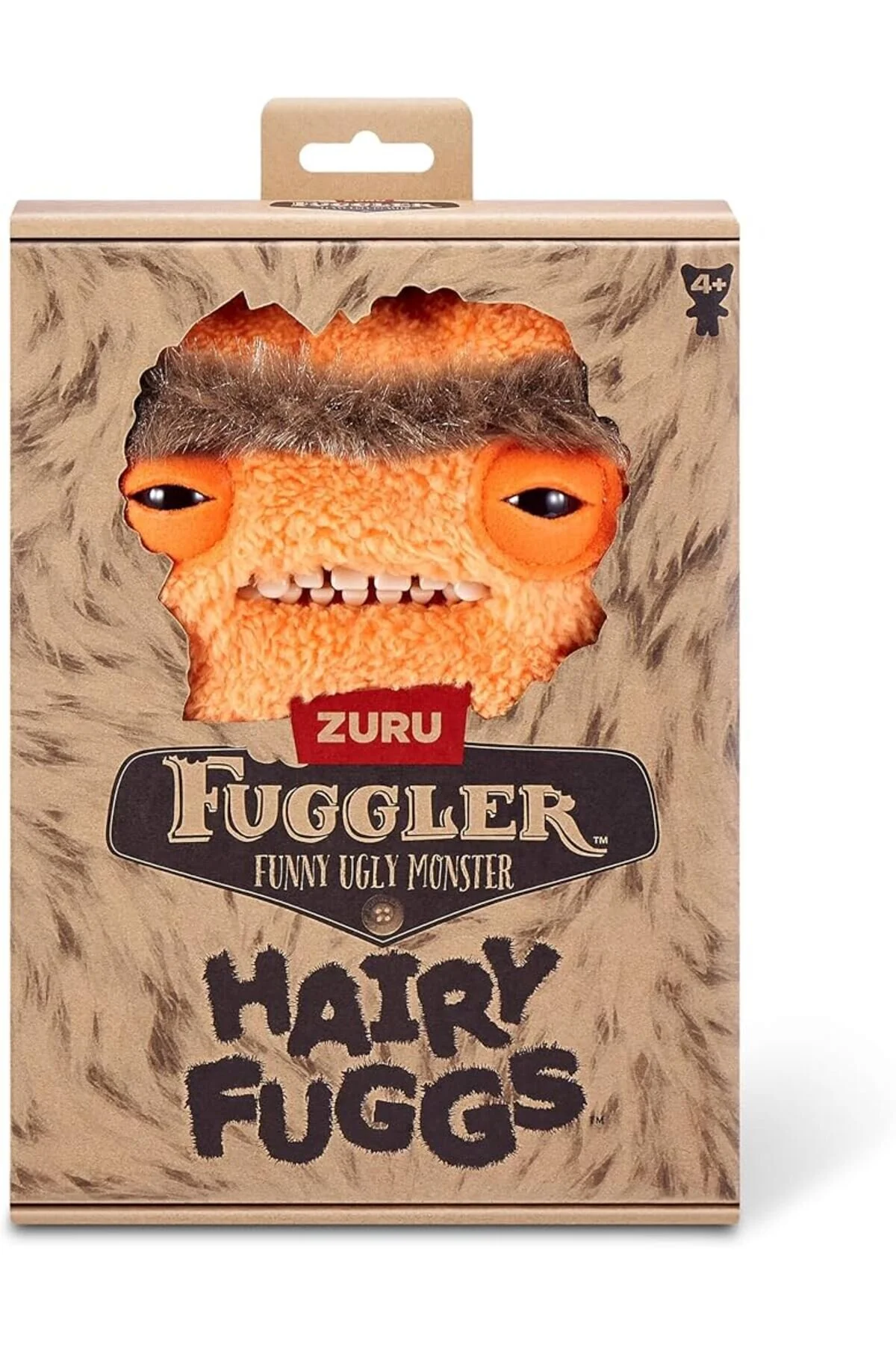 اسباب بازی های پشمی FUGGLER HAIRY FUGGS MUNCH TOY مخمل دار نرم 22 سانتی متری Zuru