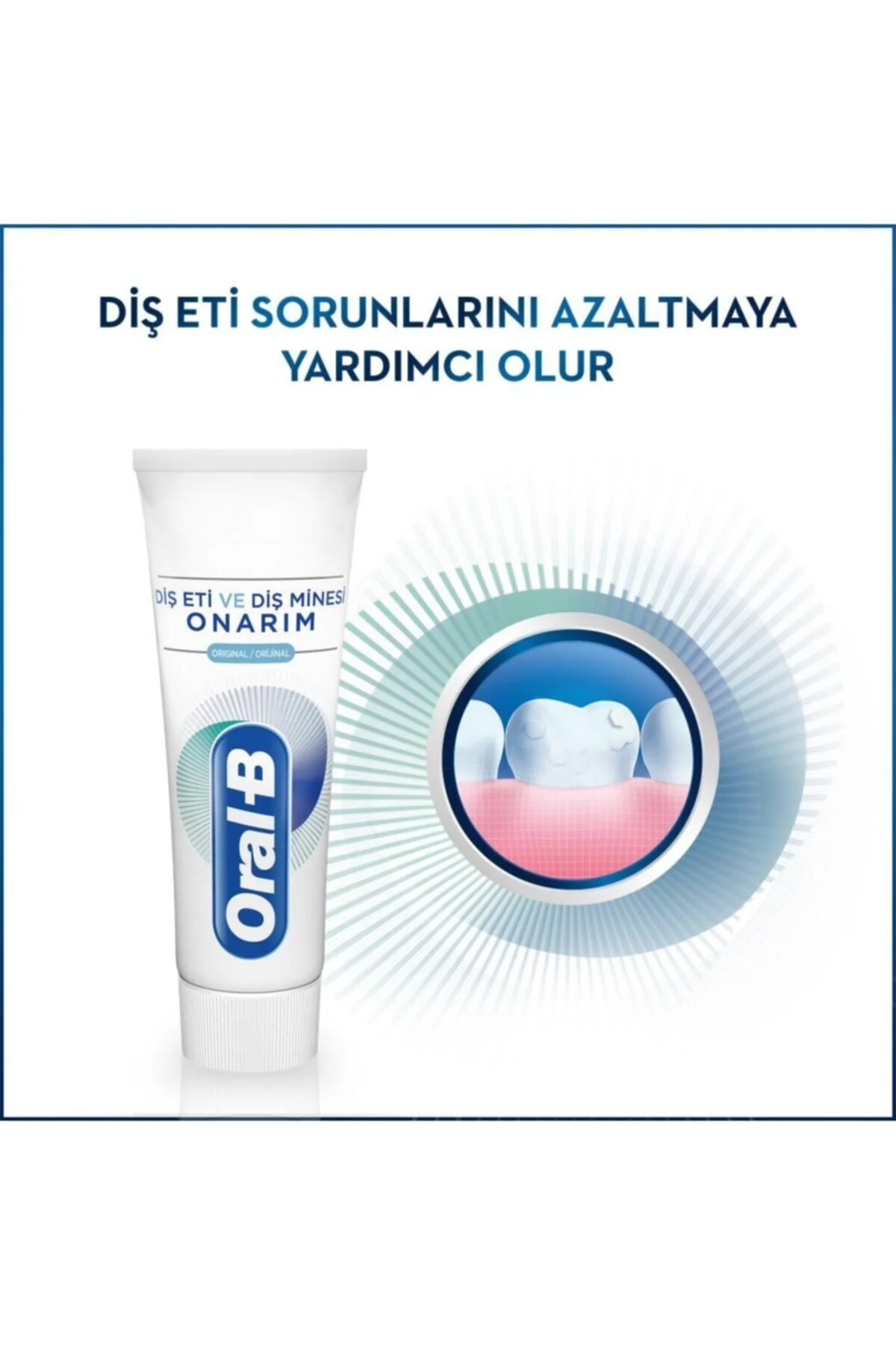 مسواک باتری دار ارتعاش پالس 3D سفیدی لوکس 35 متوسط + 50 میلی لیتر خمیردندان اورال بی Oral-B
