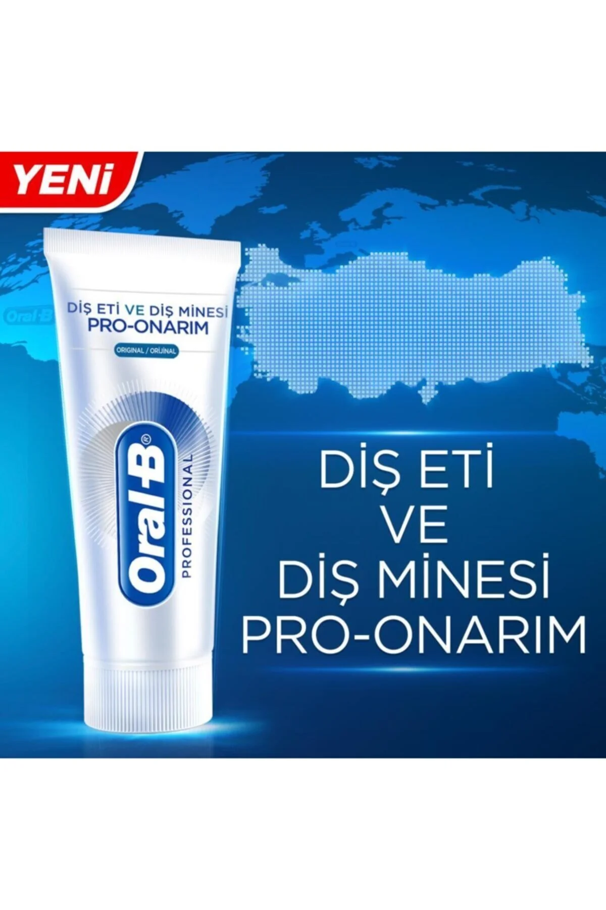 مسواک باتری دار ارتعاش پالس 3D سفیدی لوکس 35 متوسط + 50 میلی لیتر خمیردندان اورال بی Oral-B