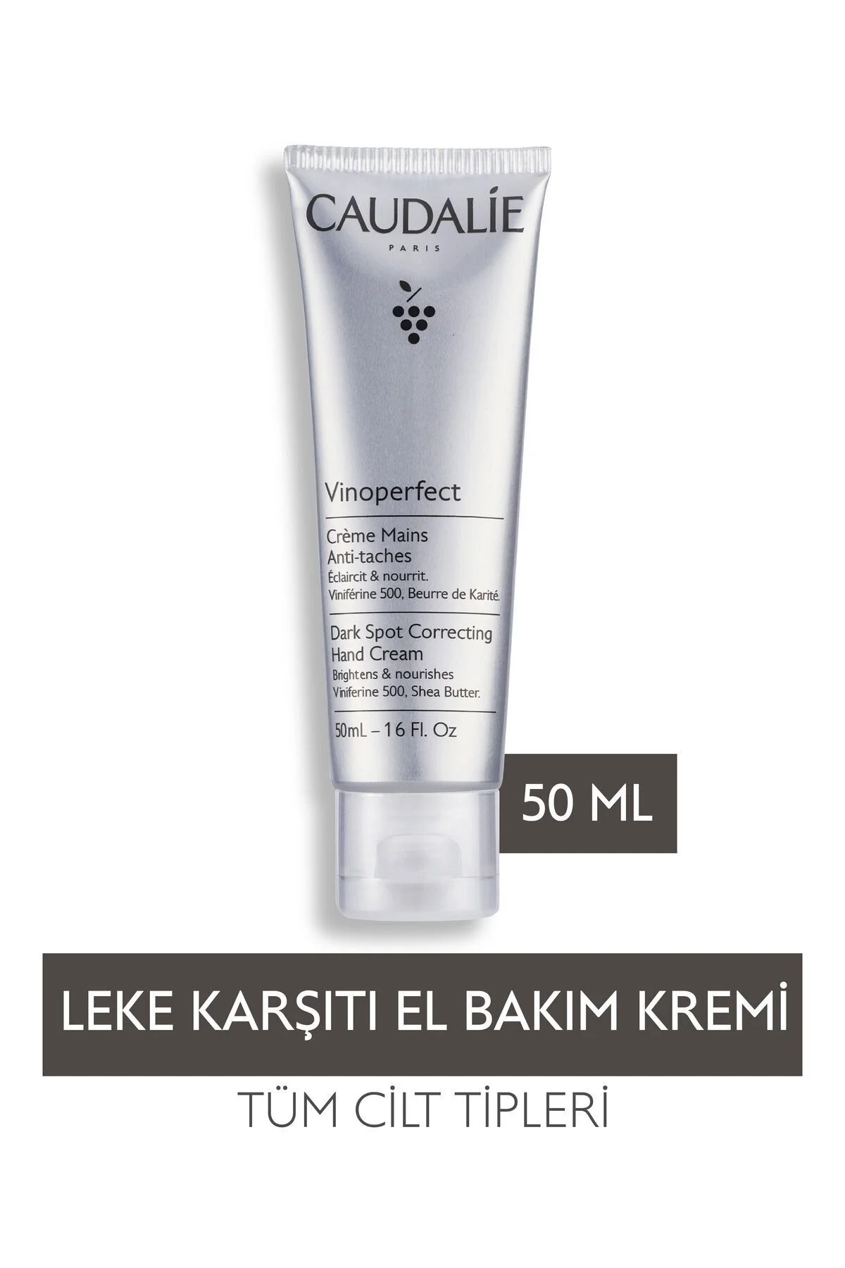 Caudalie کرم مراقبت از دست Vinoperfect تغذیه و ترمیم پوست دست ها 50میل