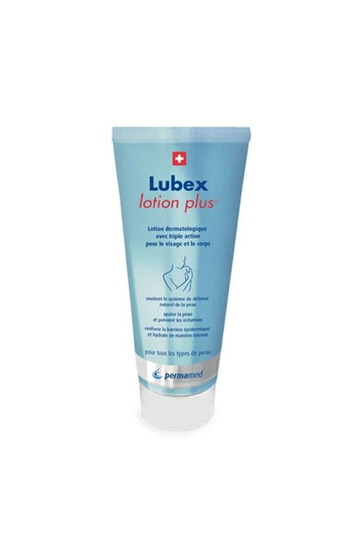 Lubex لوسیون پلاس مرطوب کننده صورت و بدن 200 میلی لیتر