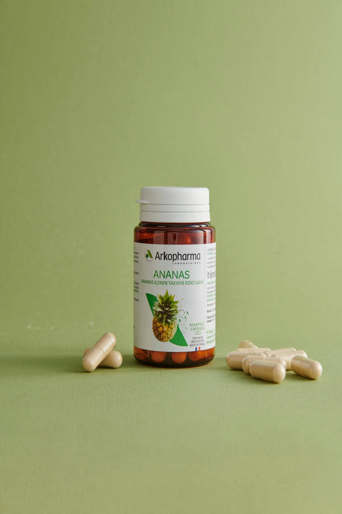 ویتامین آزمایشگاه های آناناس 45 کپسول Arkopharma