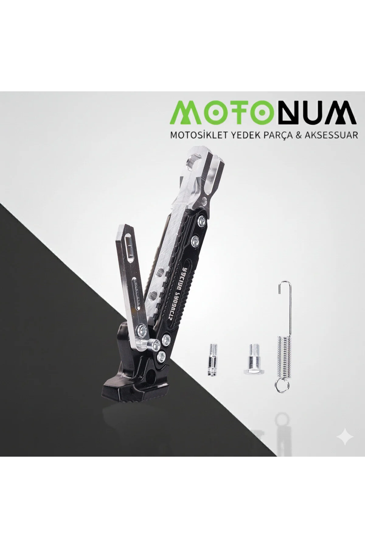لوازم یدکی موتورسیکلت میز کناری فلزی قابل تنظیم ارتفاع VESPA GTV 300 AYK0611 Motonum
