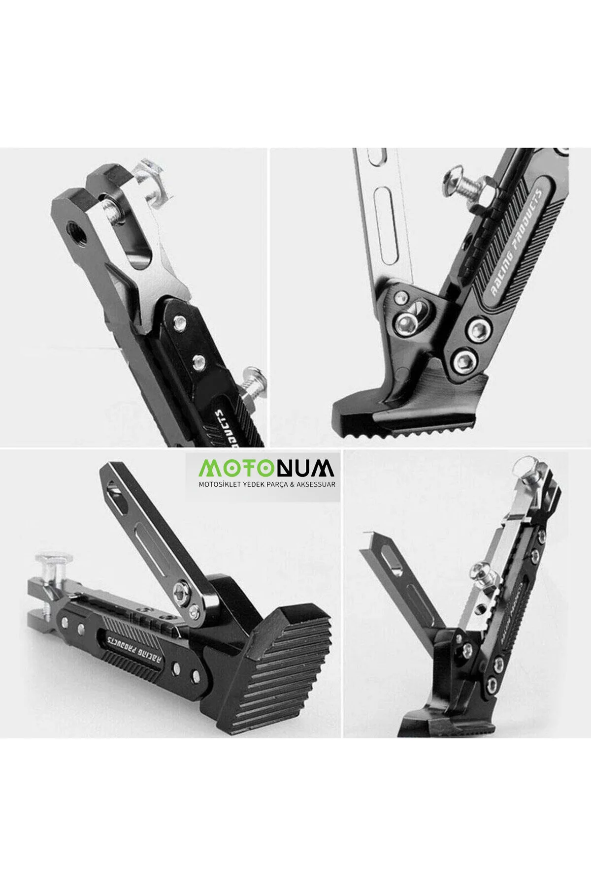لوازم یدکی موتورسیکلت میز کناری فلزی قابل تنظیم ارتفاع VESPA GTV 300 AYK0611 Motonum