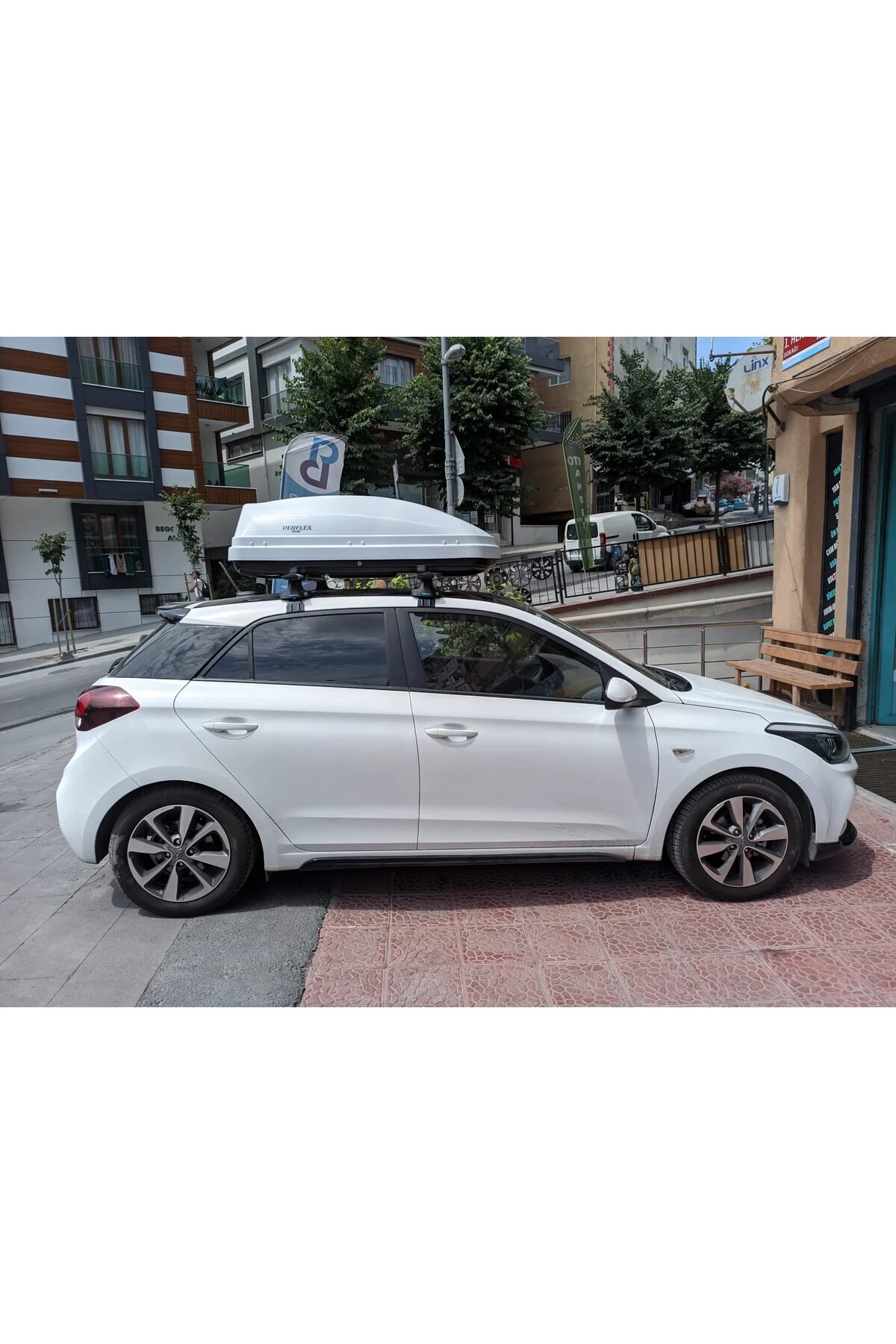 جعبه بار سقفی HYUNDAI 2020 2025 ROOF RACK CARRIER POST INTERMEDIATE TOROS SERIES PRO 4 GREY auto paw