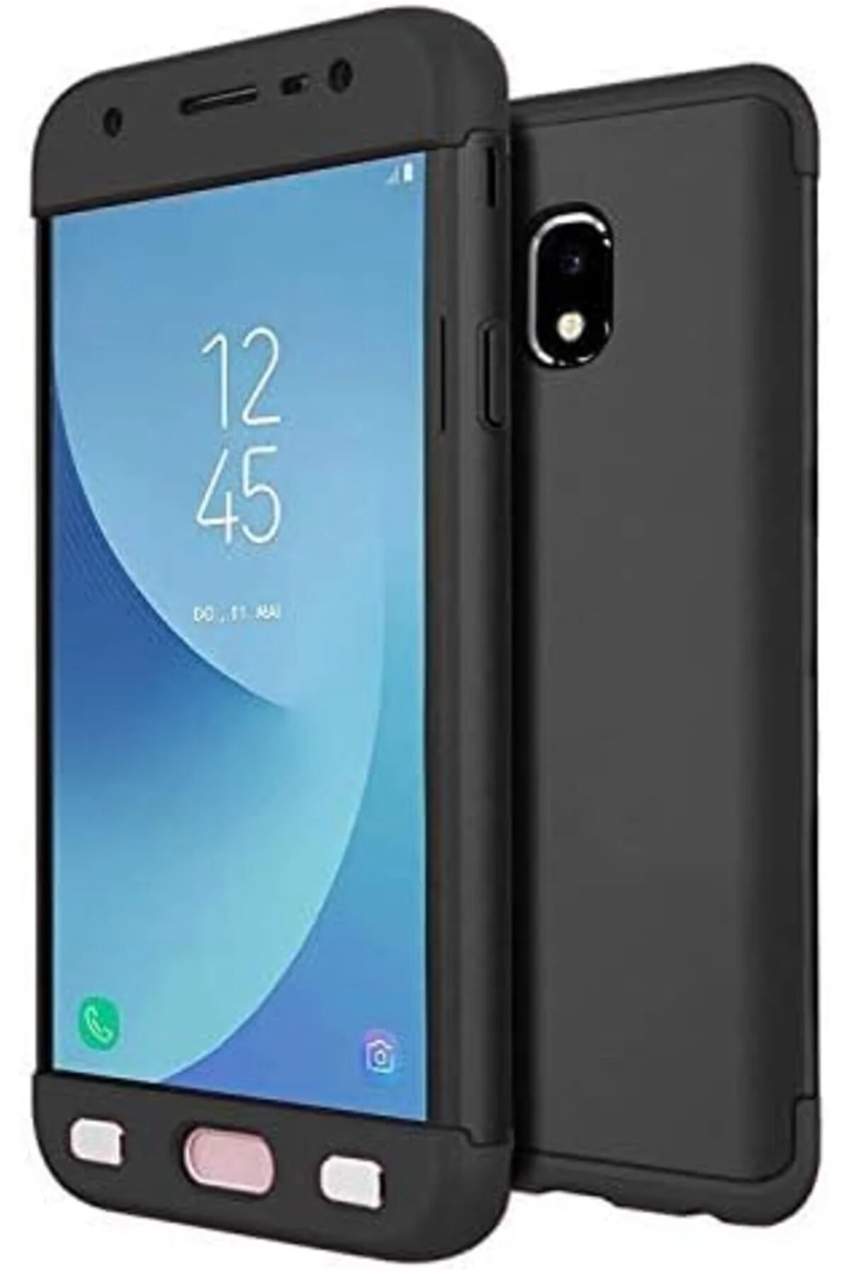 کاور و قاب BFSX برای GALAXY J5 PRO DOUBLE DIP 360 PROTECTIVE مشکی قالب سازگار با BRF