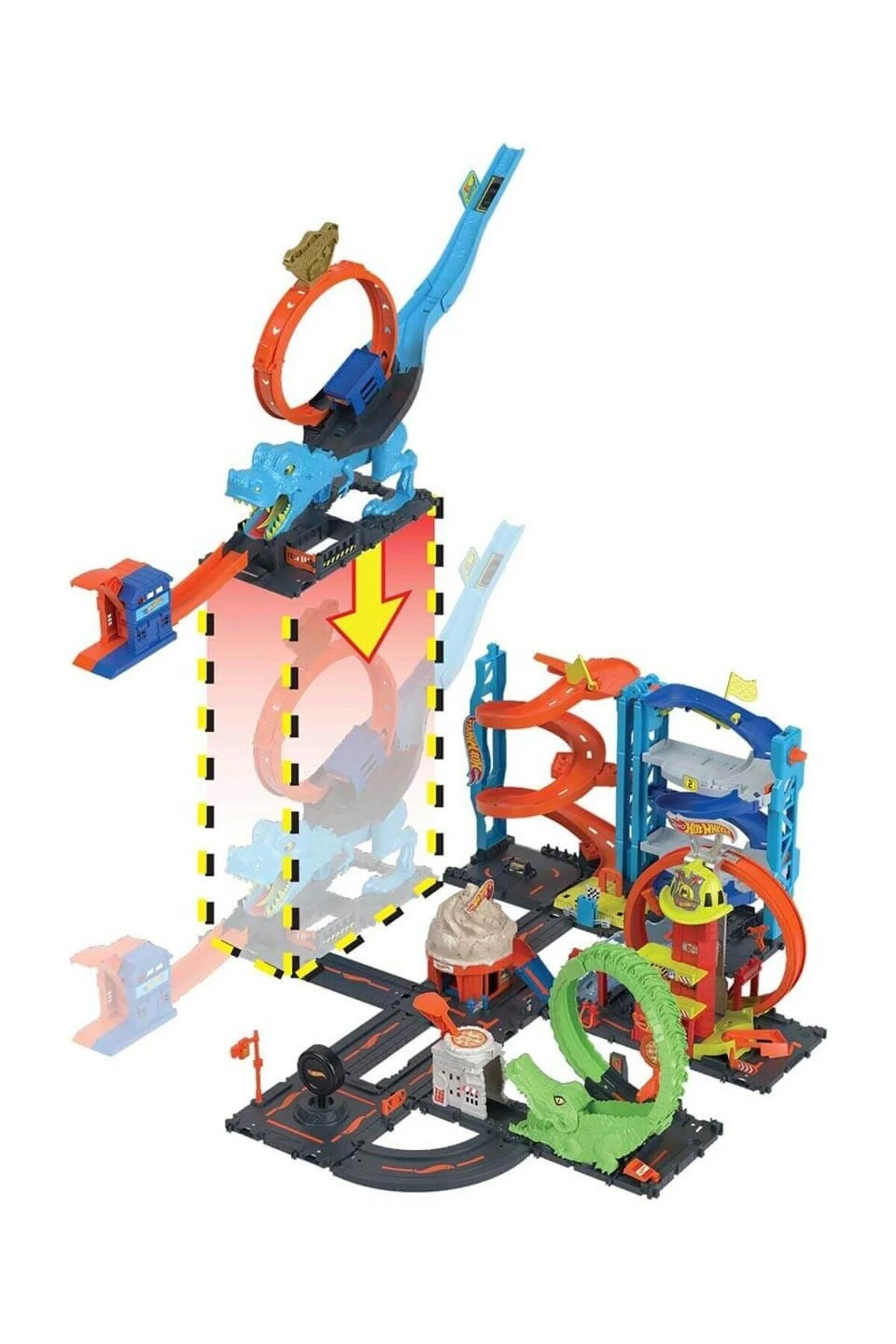 اسباب بازی های فیگور دیگر مجموعه مبارزه دایناسور HOT WHEELS