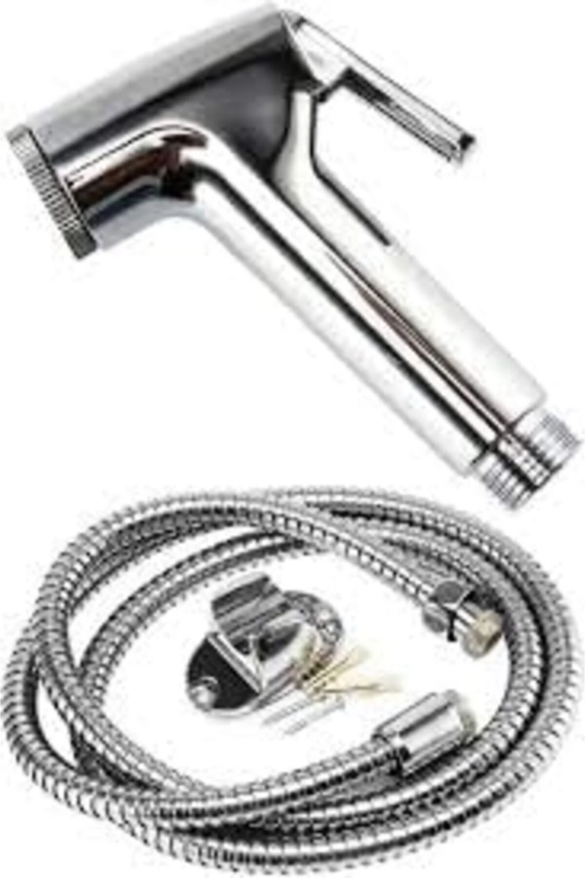 سیستم دوش ست اسپری کروم شاتاف YAPI توالت دستی + پایه شیلنگ مارپیچ G1 2 G3 8 121 BRF