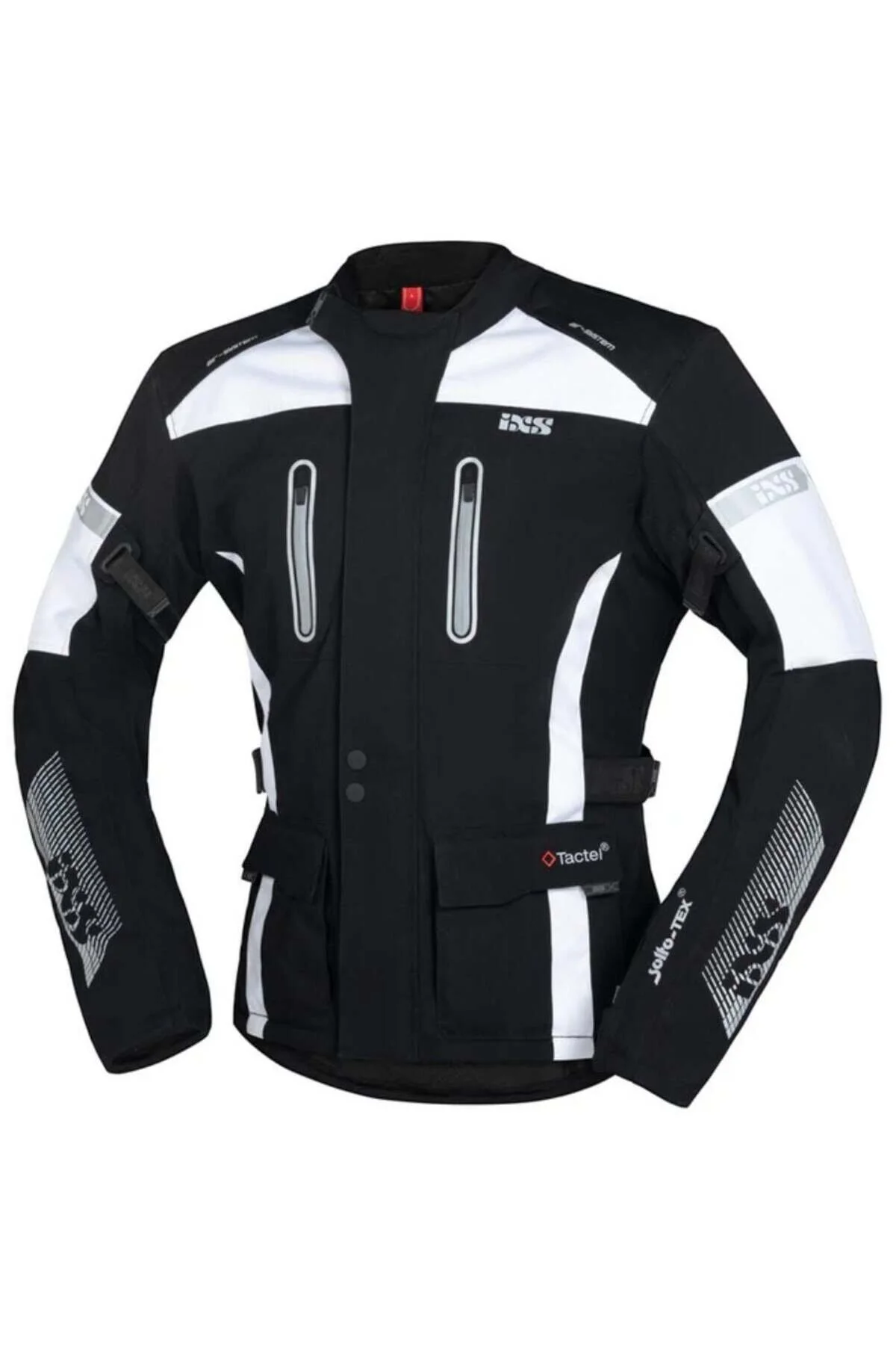 کاپشن موتورسوار مردانه کت PACORA ST مشکی سفید XL IXS