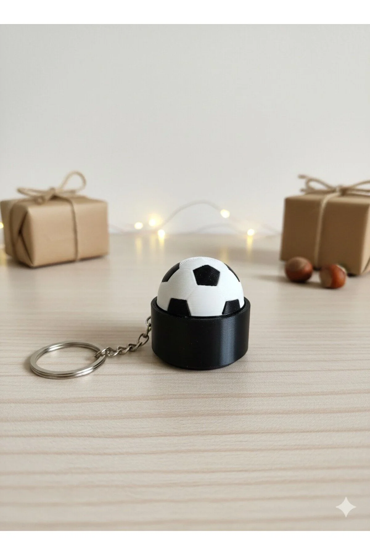 جلیقه کلید FUTBALL PATTERNED CLICKER CLICK SOUND PUSH KEYRINGING TriVox3D