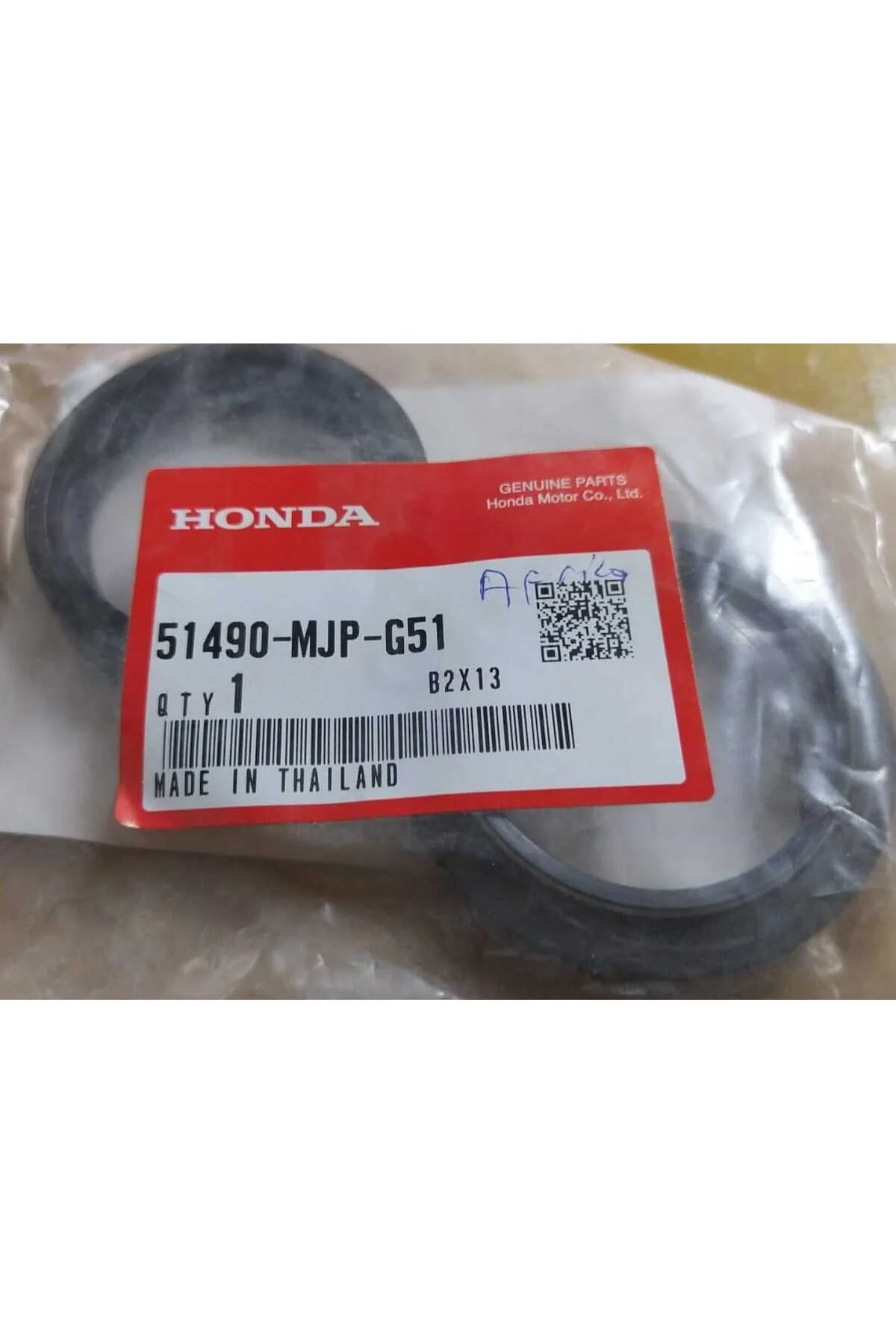 واشر موتورسیکلت مهر و موم کمک فنر AFRICA TWIN 1000 ORIGINAL 51490 MJP G51 Honda