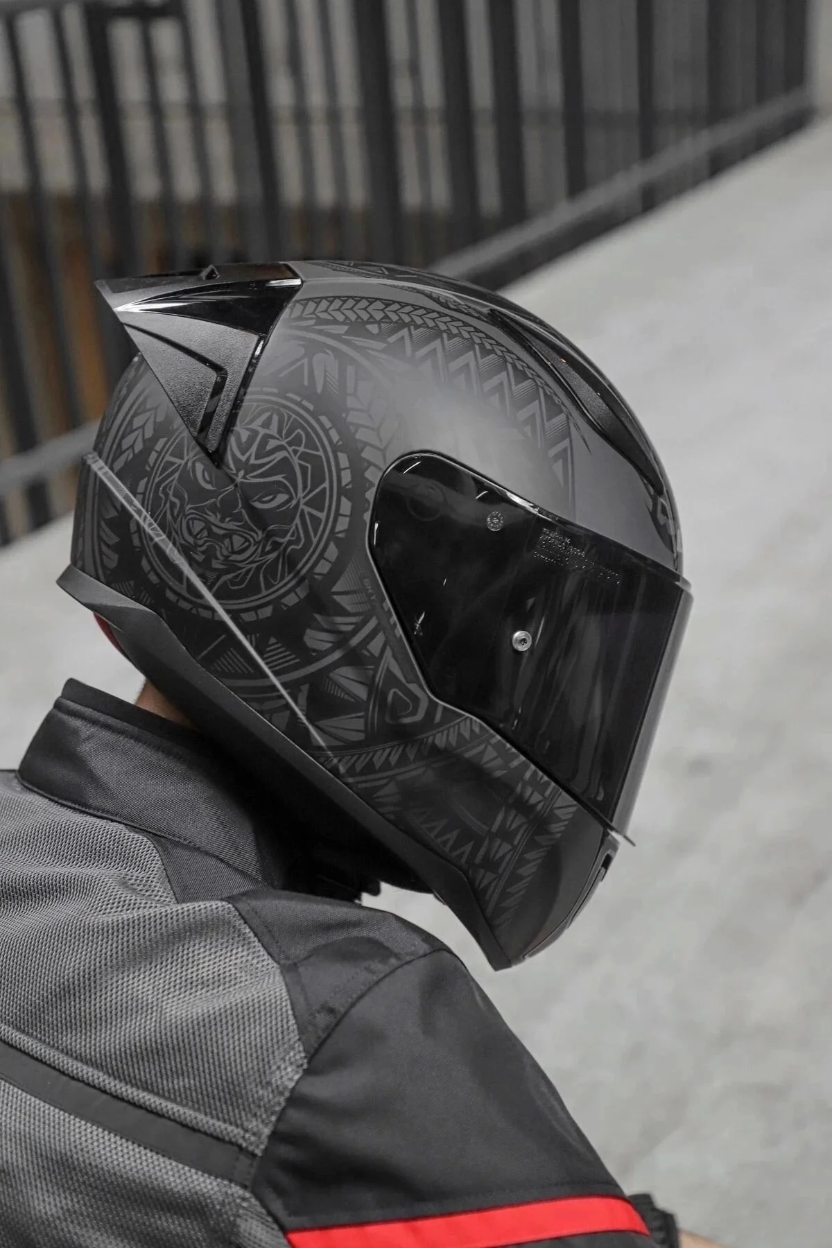 کلاه کاسکت موتورسیکلت مشکی مات RAPID 2 RACE TAKAROA LS2