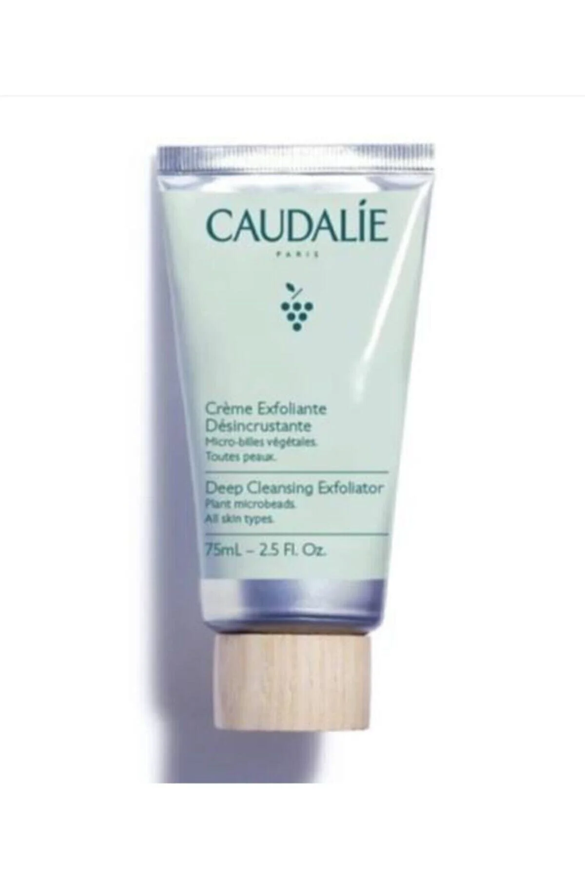 Caudalie لایه بردار پاک کننده عمیق قوی روشن کننده پوست 75 میل
