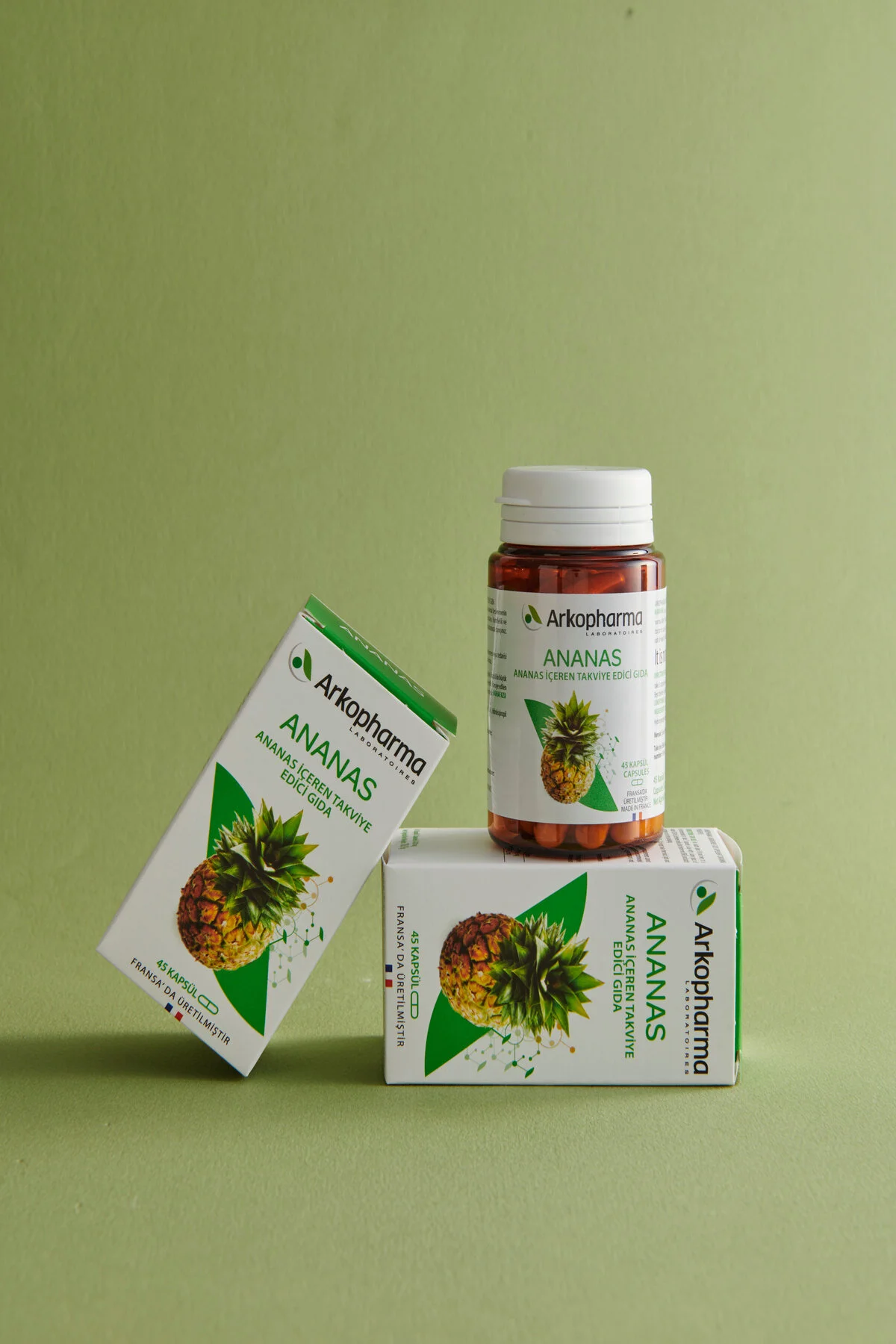 ویتامین آزمایشگاه های آناناس 45 کپسول Arkopharma