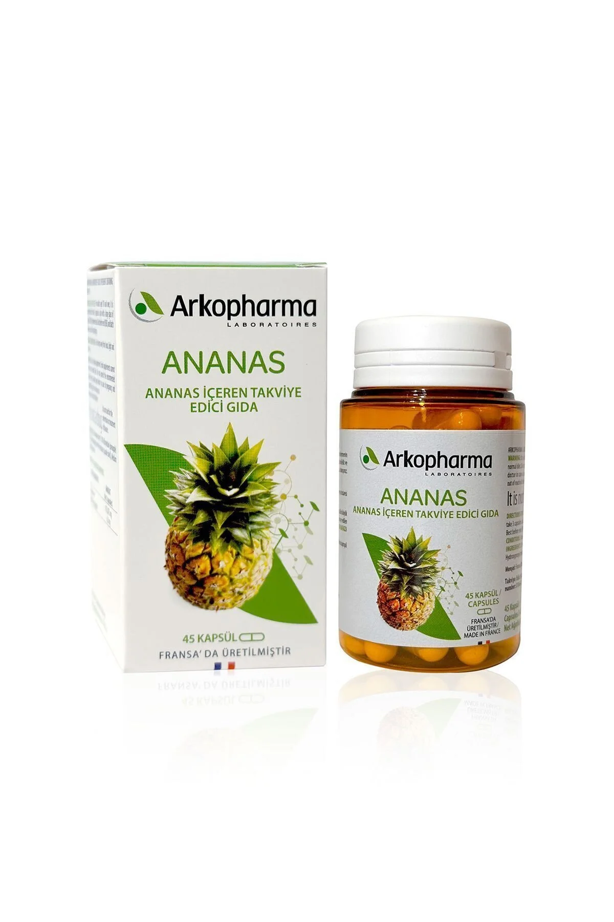 ویتامین آزمایشگاه های آناناس 45 کپسول Arkopharma