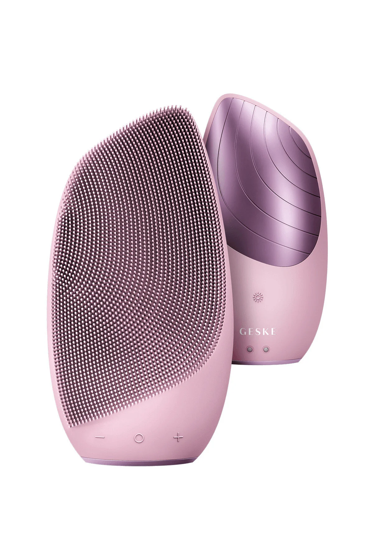 دستگاه شستشوی صورت سیاه برس چهره صوتی ترمو Sonic Thermo Facial 6 در 1 صورتی  geske