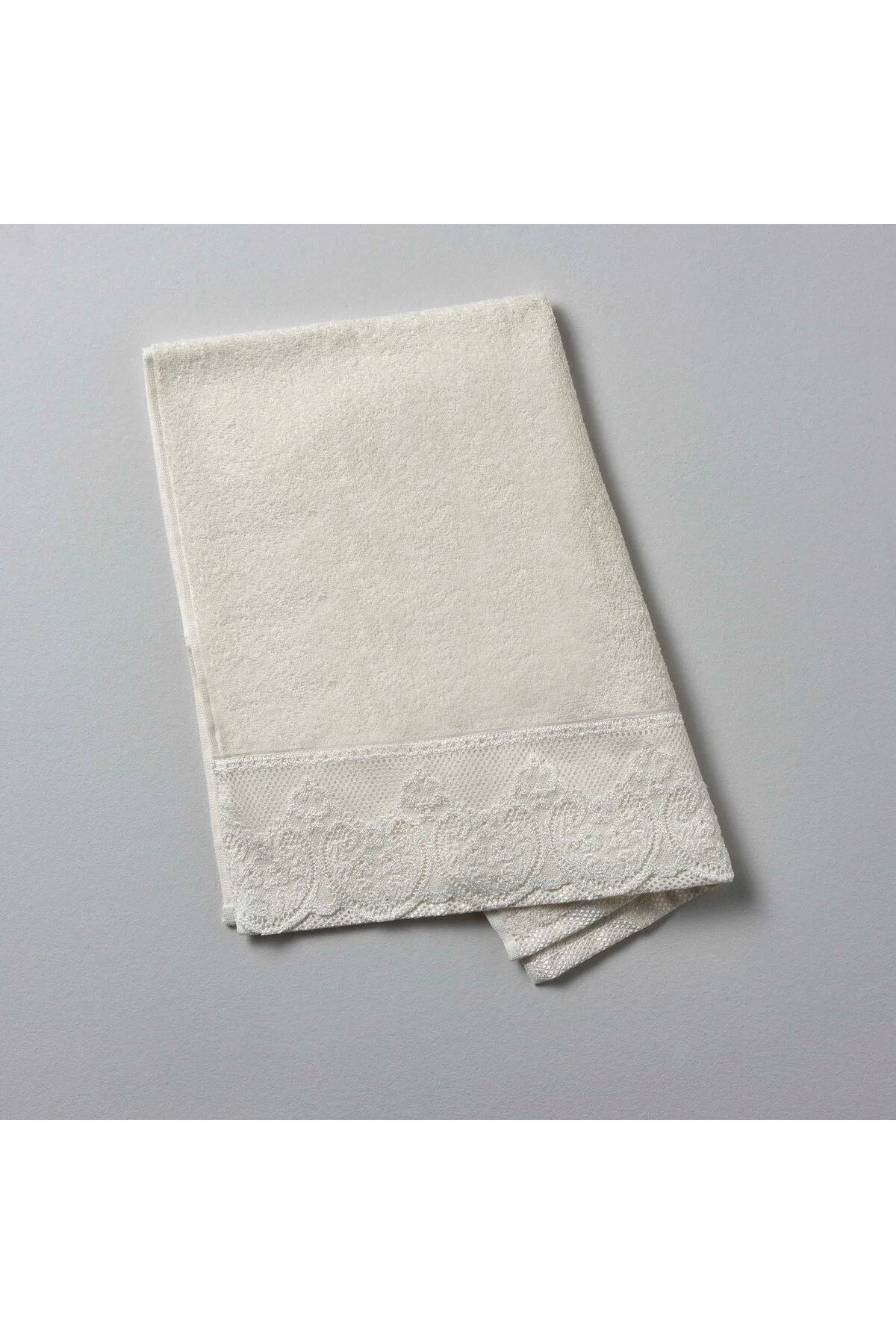 حوله پنبه توری 50X80 سانتی متر صورت Ecru  Linens