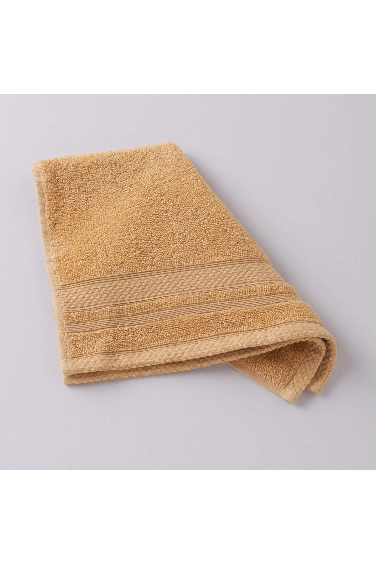 حوله زرد خردل دست 30X45 سانتی متر نرم  Linens