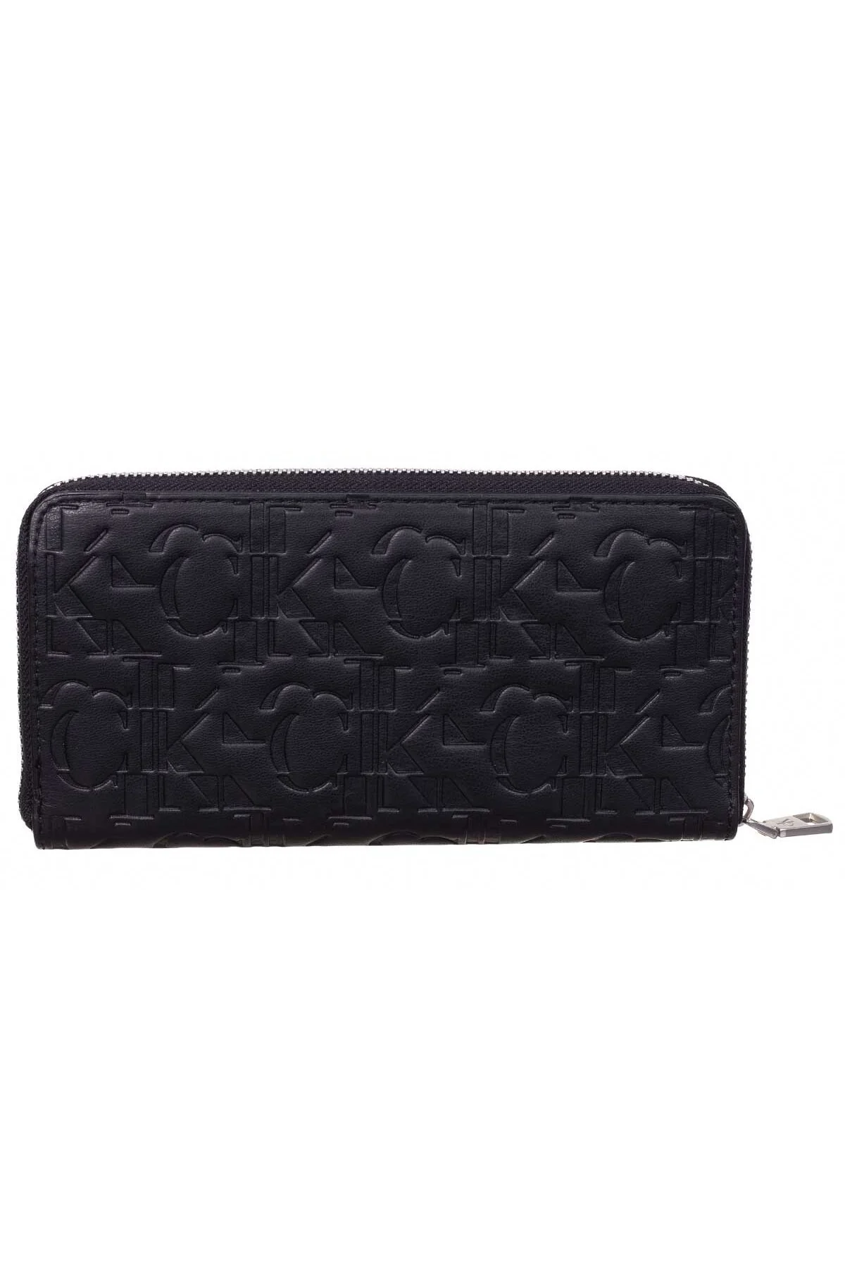 کیف پول مشکی زنانه K60K609823 BDS اورجینال Calvin Klein