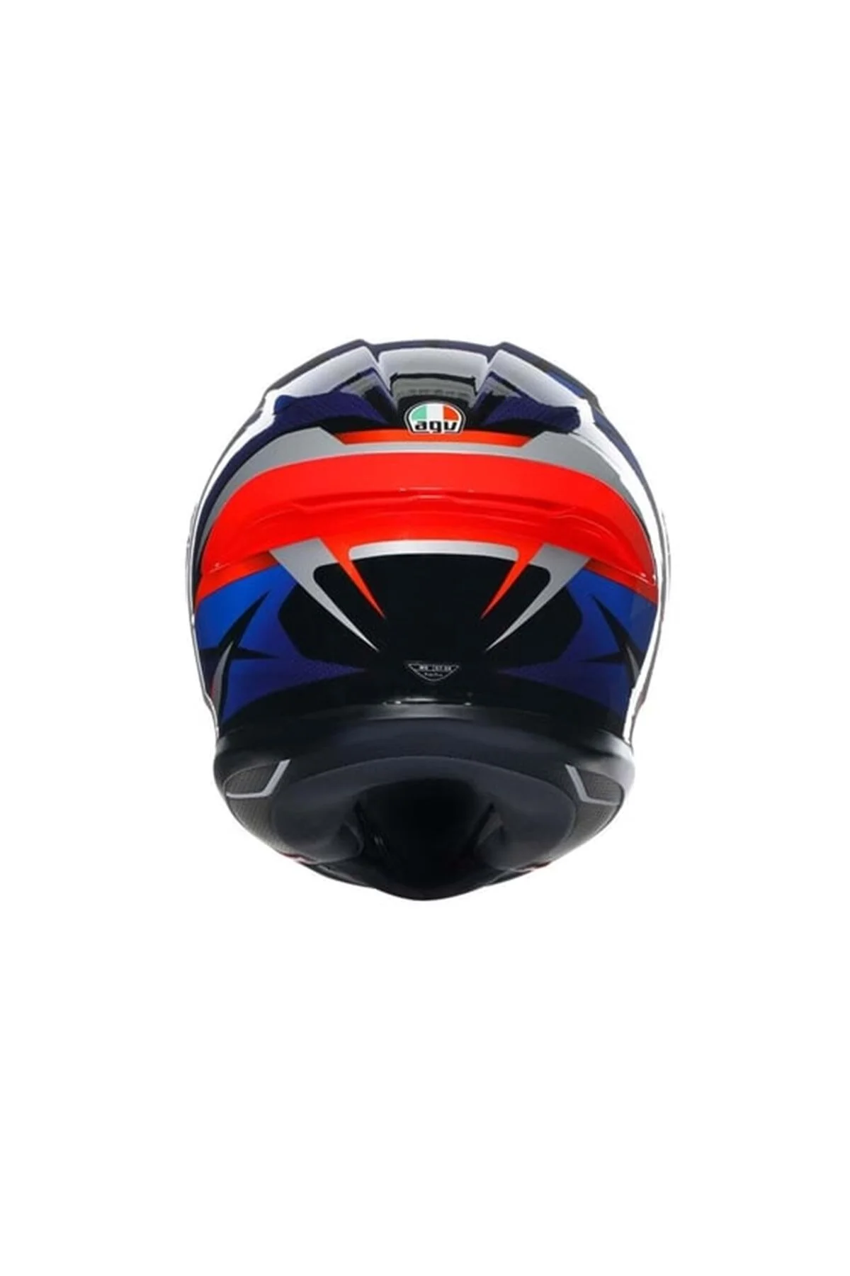 کلاه کاسکت موتورسیکلت چند رنگ ایمنی بسته قرمز آبی K6 S SLASHCUT AGV