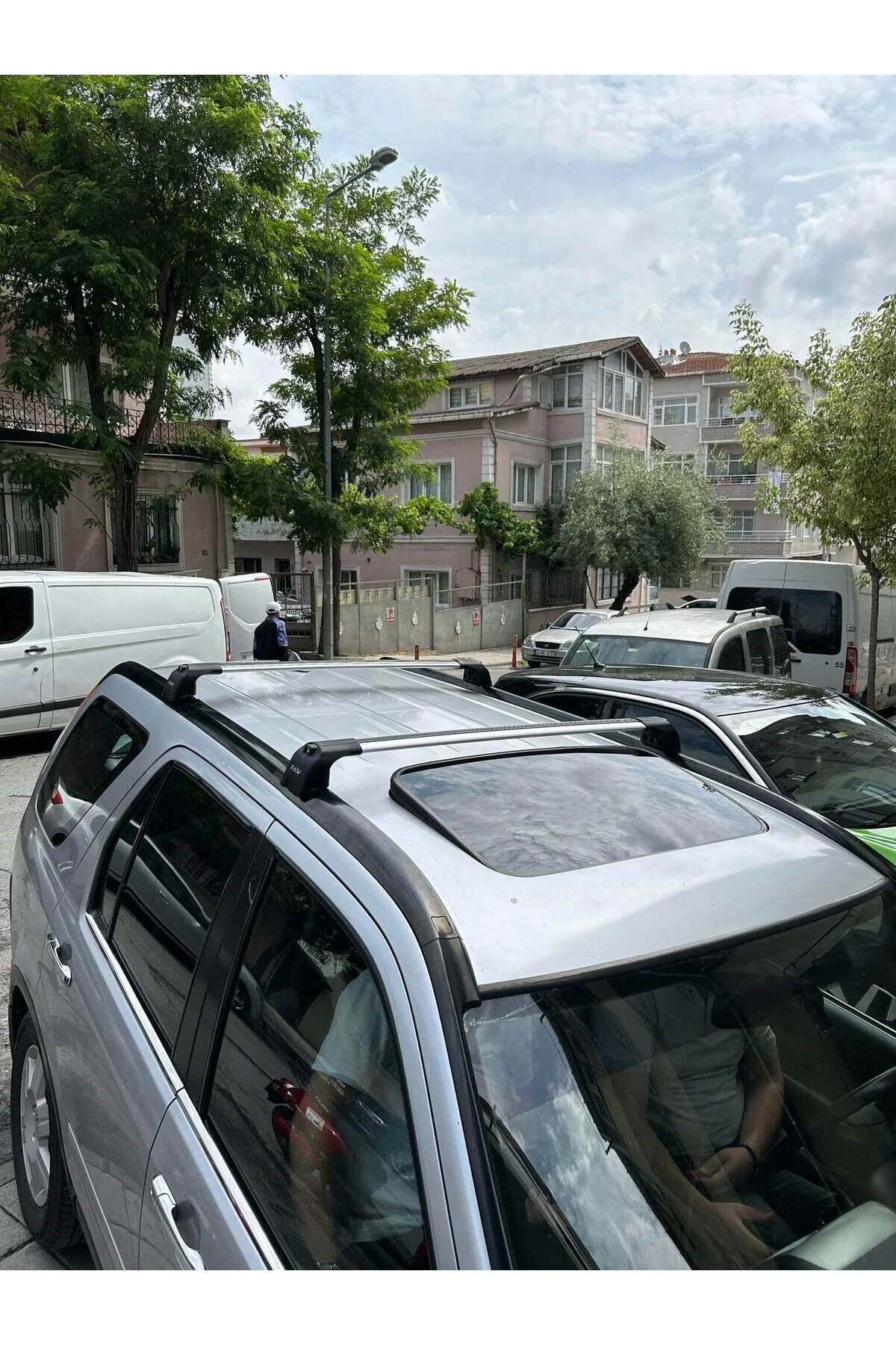 جعبه بار سقفی HONDA CR V MK2 2002 2006 ROOF RACK CARRIER SPACER POST ROD PAW PRO 2 BLACK auto paw