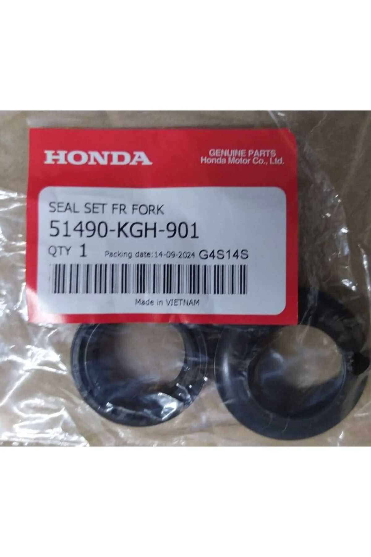 واشر موتورسیکلت مهر و موم کمک فن اورجینال DIO 51490 KGH 901 Honda