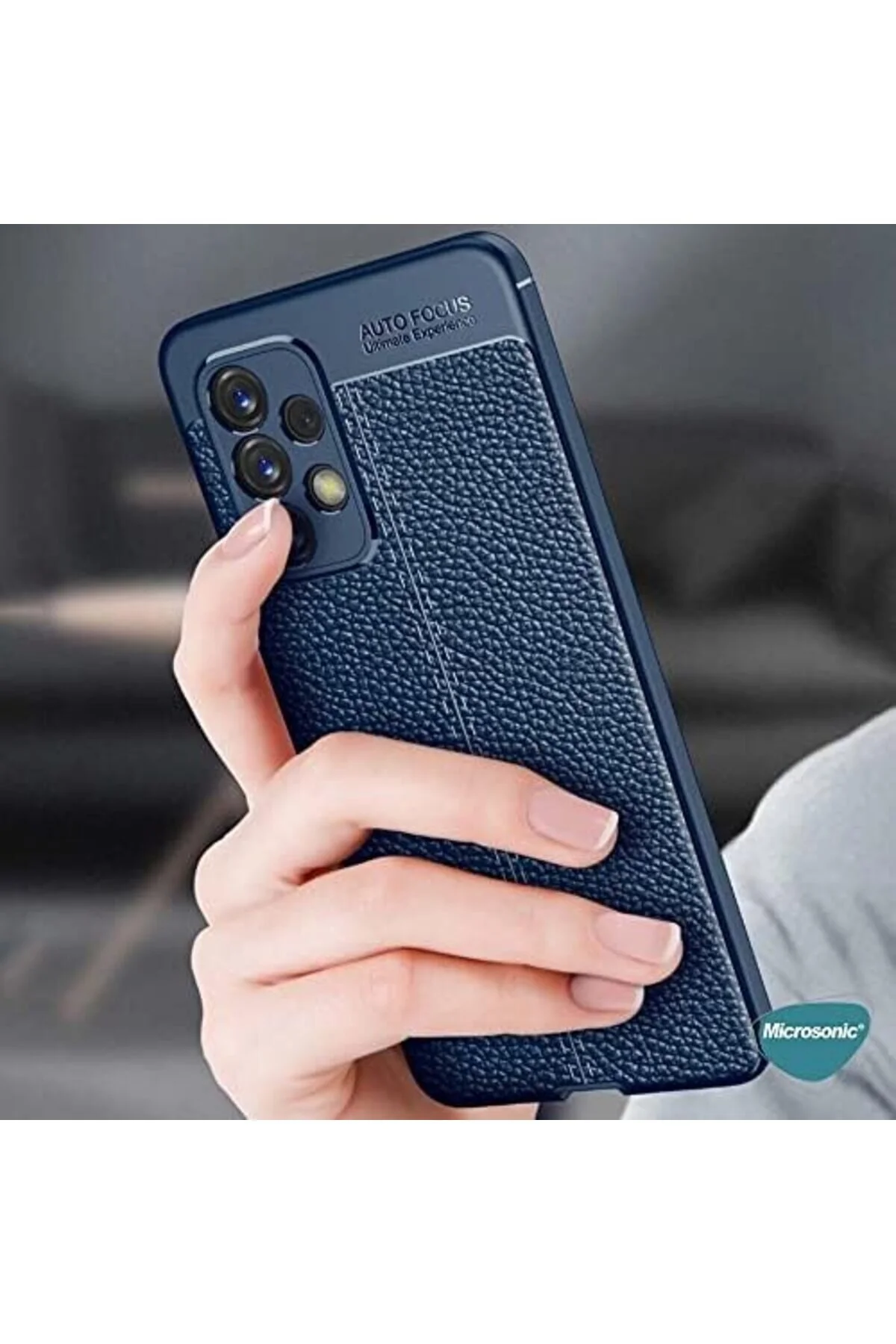 کاور و قاب BFSX برای گلکسی A73 5G چرم سیلیکونی مشکی سازگار با GALAXY استو BRF