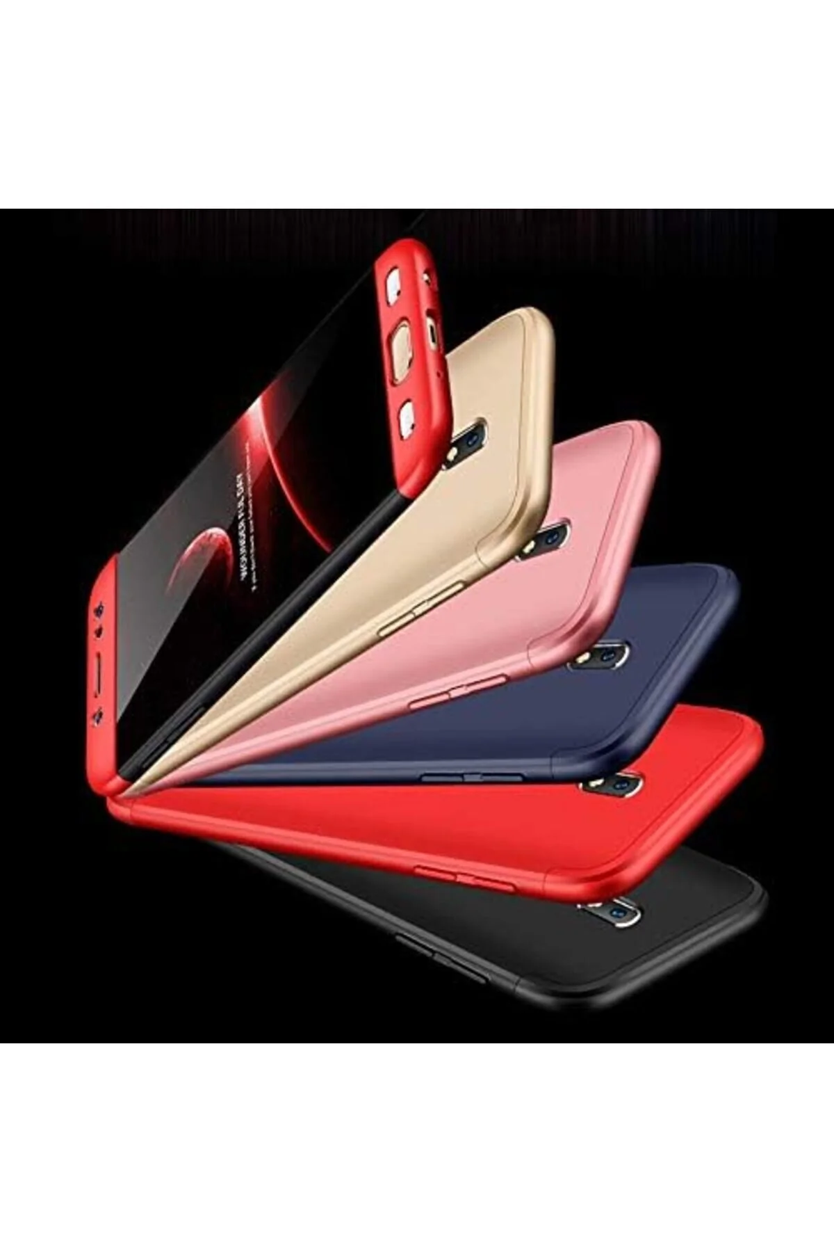 کاور و قاب BFSX برای GALAXY J5 PRO DOUBLE DIP 360 PROTECTIVE مشکی قالب سازگار با BRF