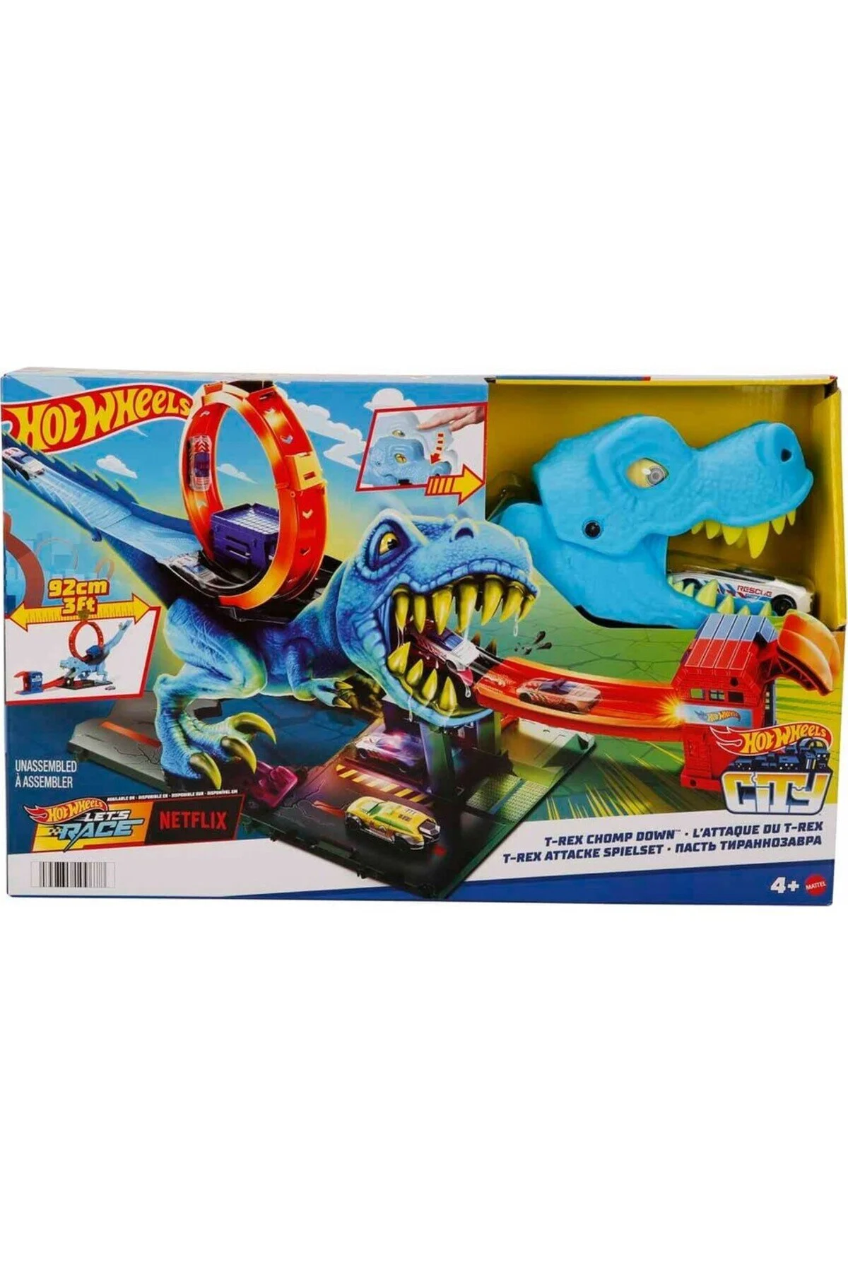 اسباب بازی های فیگور دیگر مجموعه مبارزه دایناسور HOT WHEELS