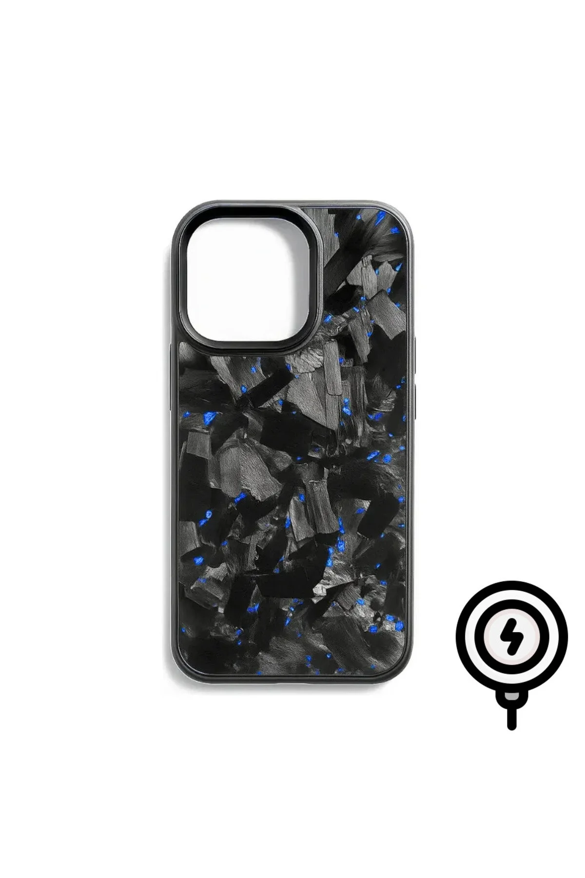 کاور و قاب MAGSAFE فیبر کربن با الگوی بزرگ IPHONE 15 PLUS carbonicase