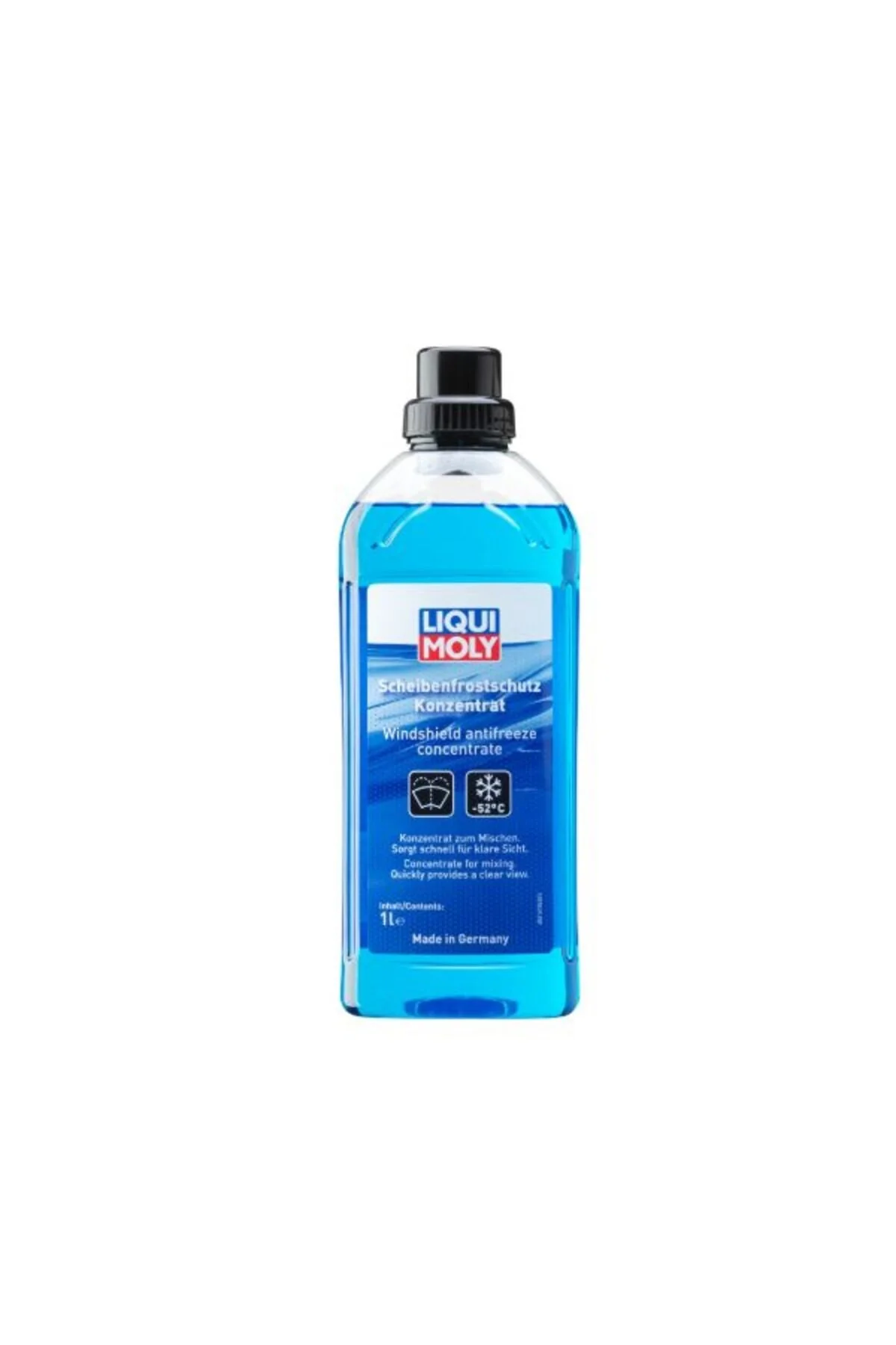 تمیزکننده شیشه خودرو مایع ضد یخ غلیظ برف پاک کن 52 درجه سانتی گراد 1 لیتر AUTO CARE Liqui Moly
