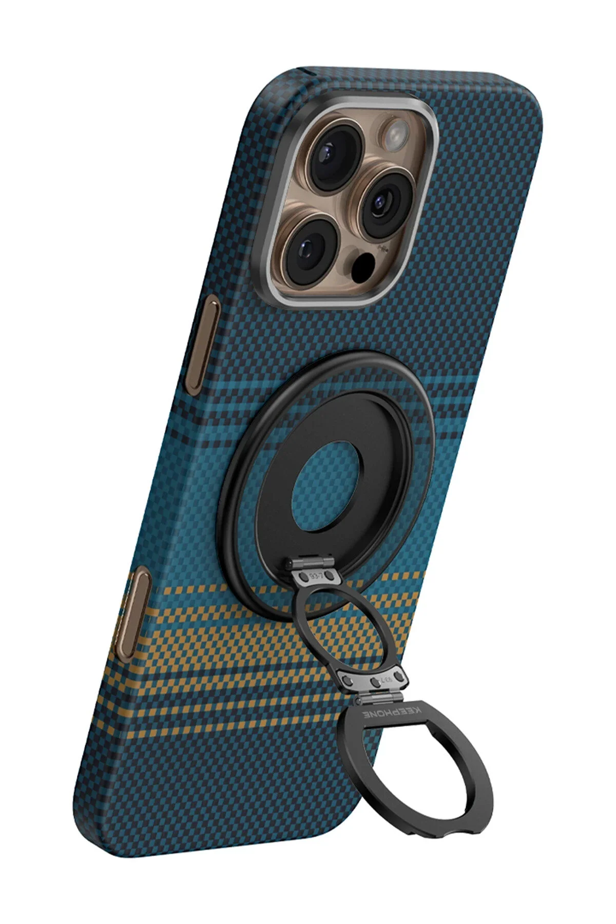 کاور و قاب حلقه نگهدارنده تلفن مغناطیسی 360 KEVLAR KeepHone