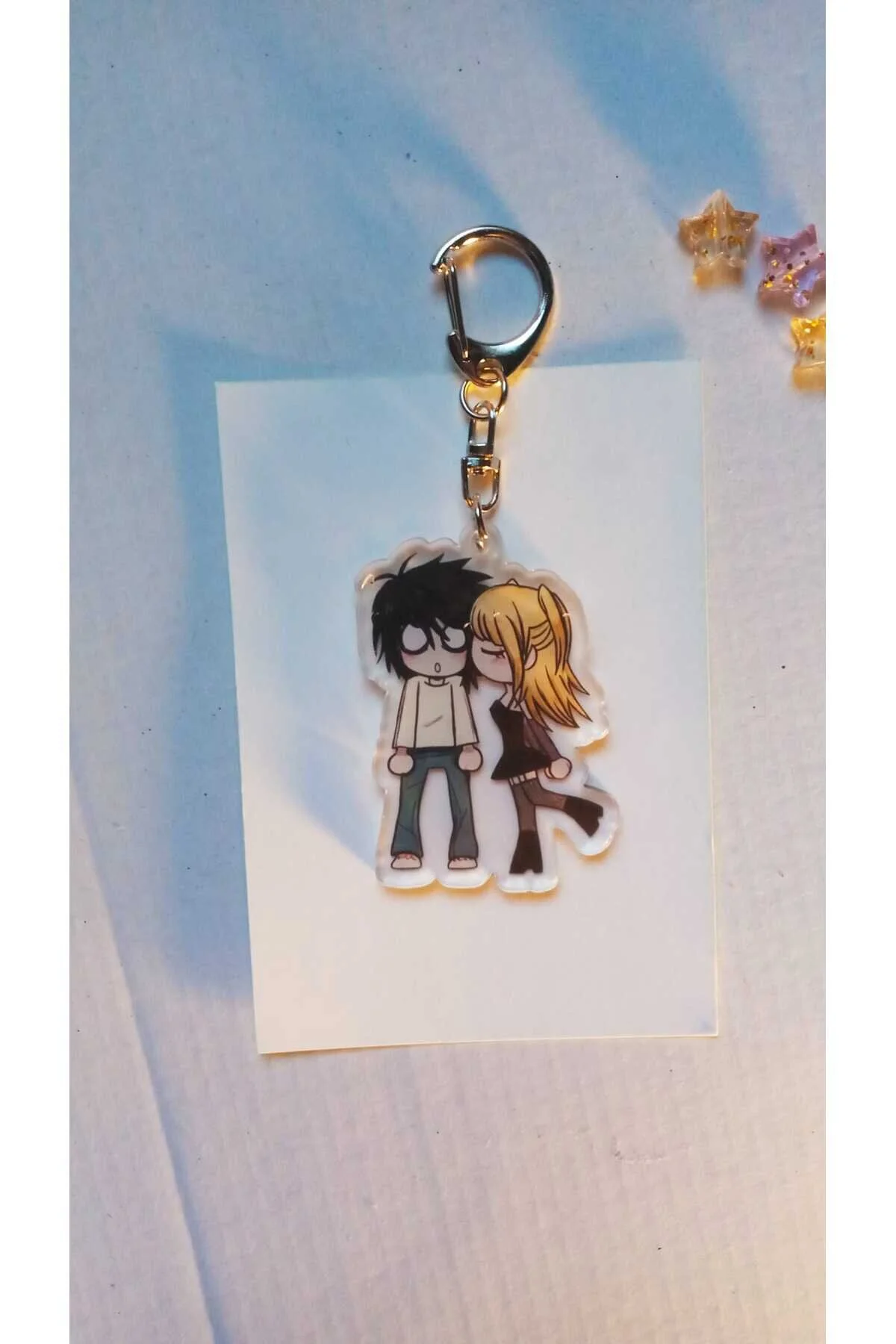 جلیقه کلید یادداشت مرگ میسا امانه و L KEYCHAIN Atölye Moonlit