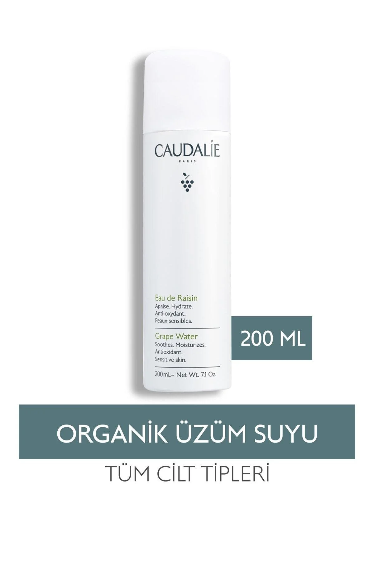 تونر آب انگور ارگانیک 200 میل Caudalie