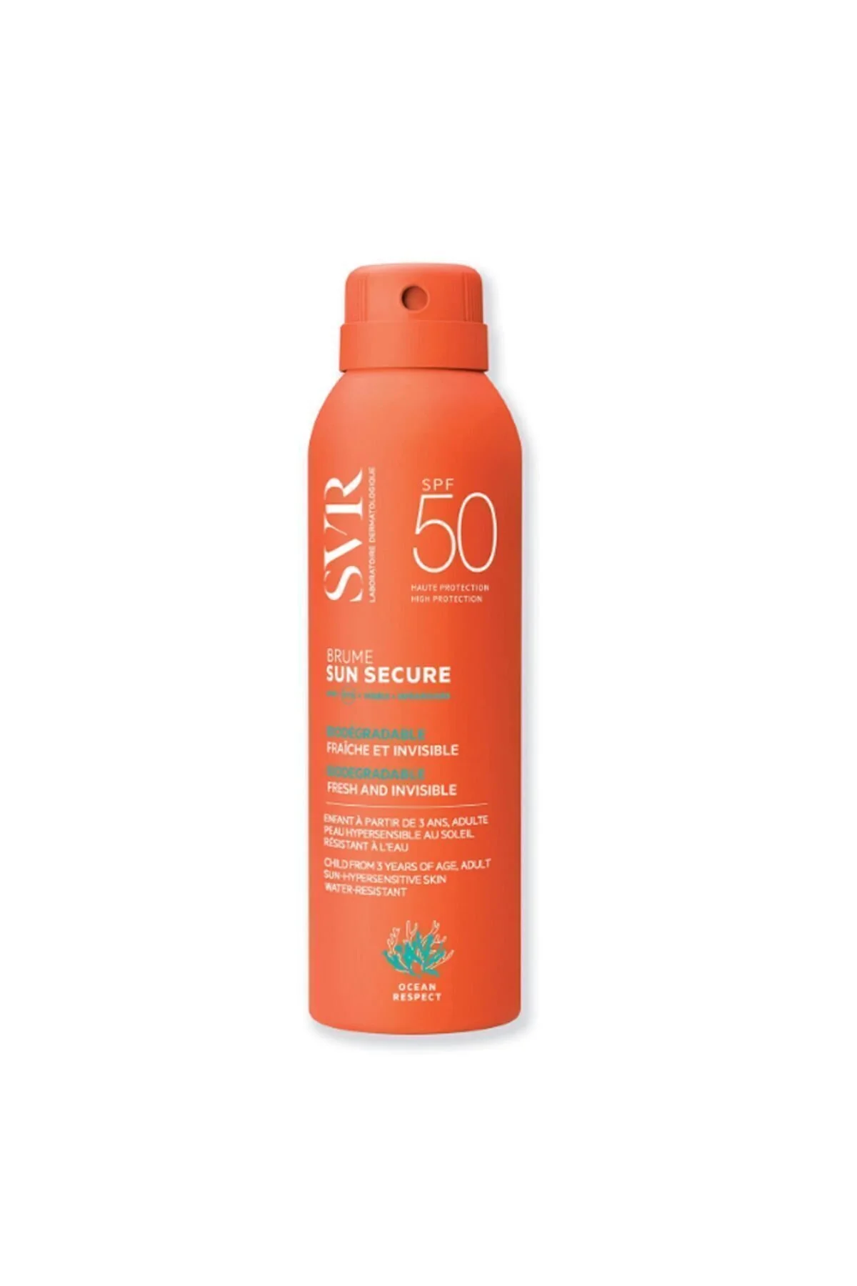 ست کرم ضد آفتاب SUN SECURE با طراوت اسپری SPF50 200ML SVR
