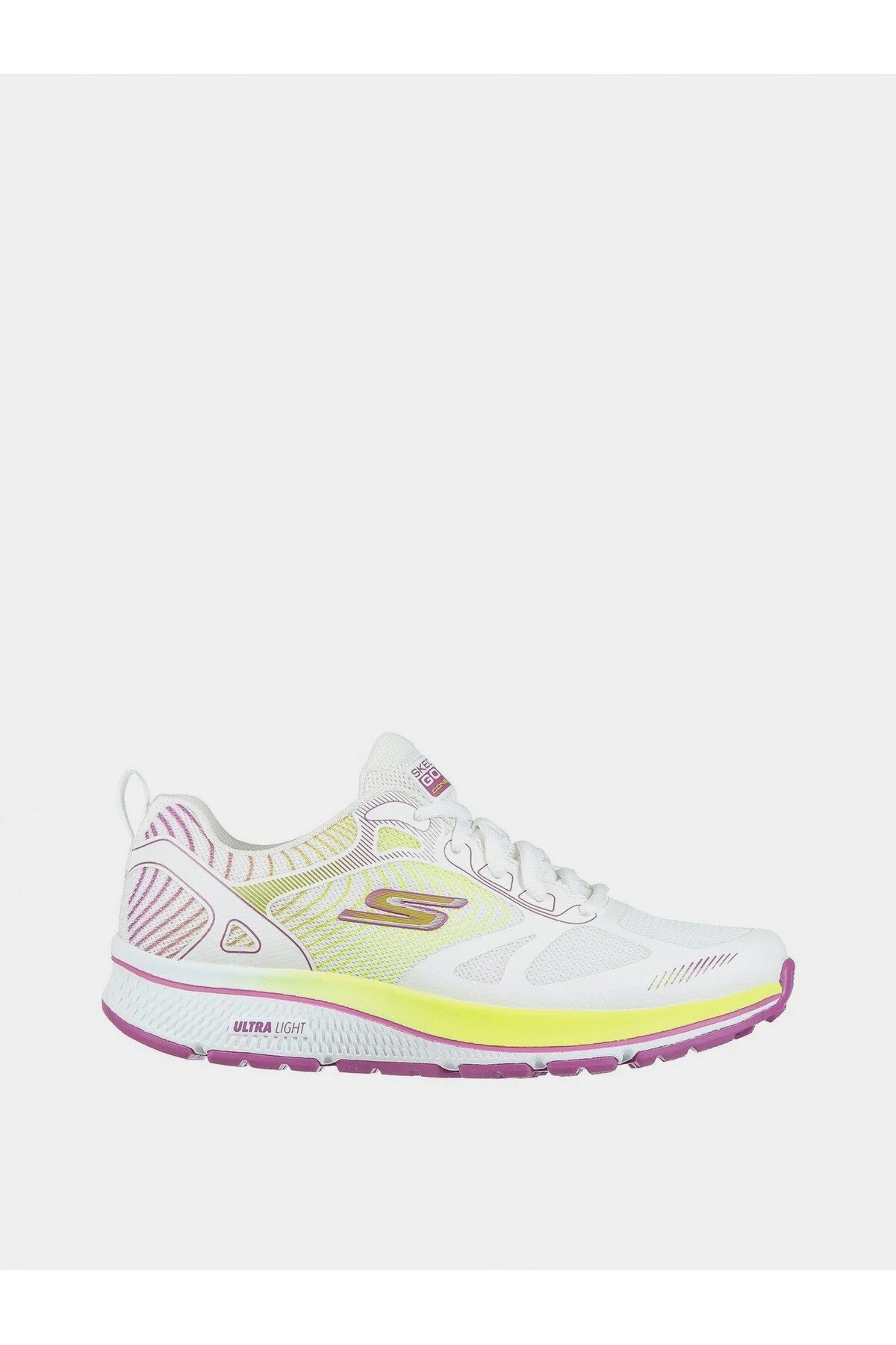 کفش پیاده روی سفید زنانه Go Continal Fleet Rush ورزشی 128272 wpr Skechers