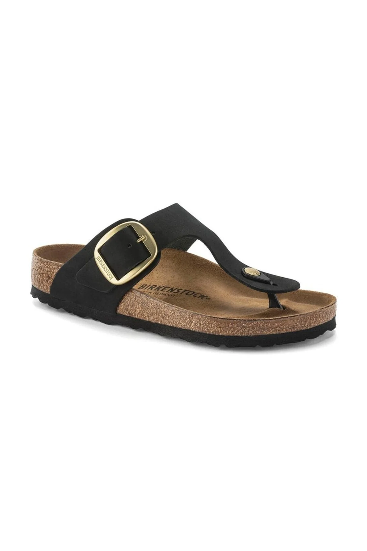 صندل ورزشی مشکی زنانه Gizhe Big Buckle Nu Slipper 1024019 Birkenstock