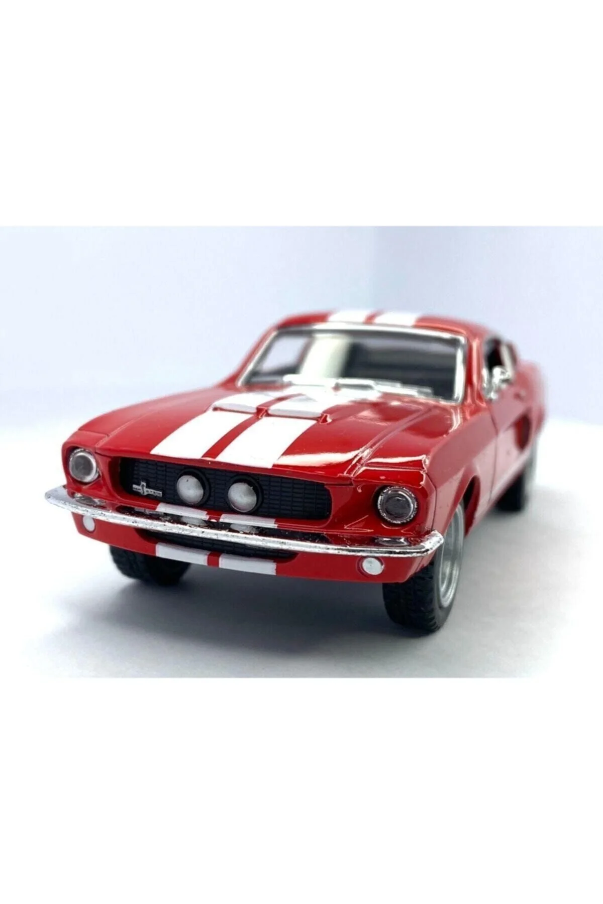 مدل خودرو 1967 SHELBY GT500 PULL DROP CAR MODEL اسباب بازی های آموزشی پسر بچه دختر کودک اورجینال Genel Markalar