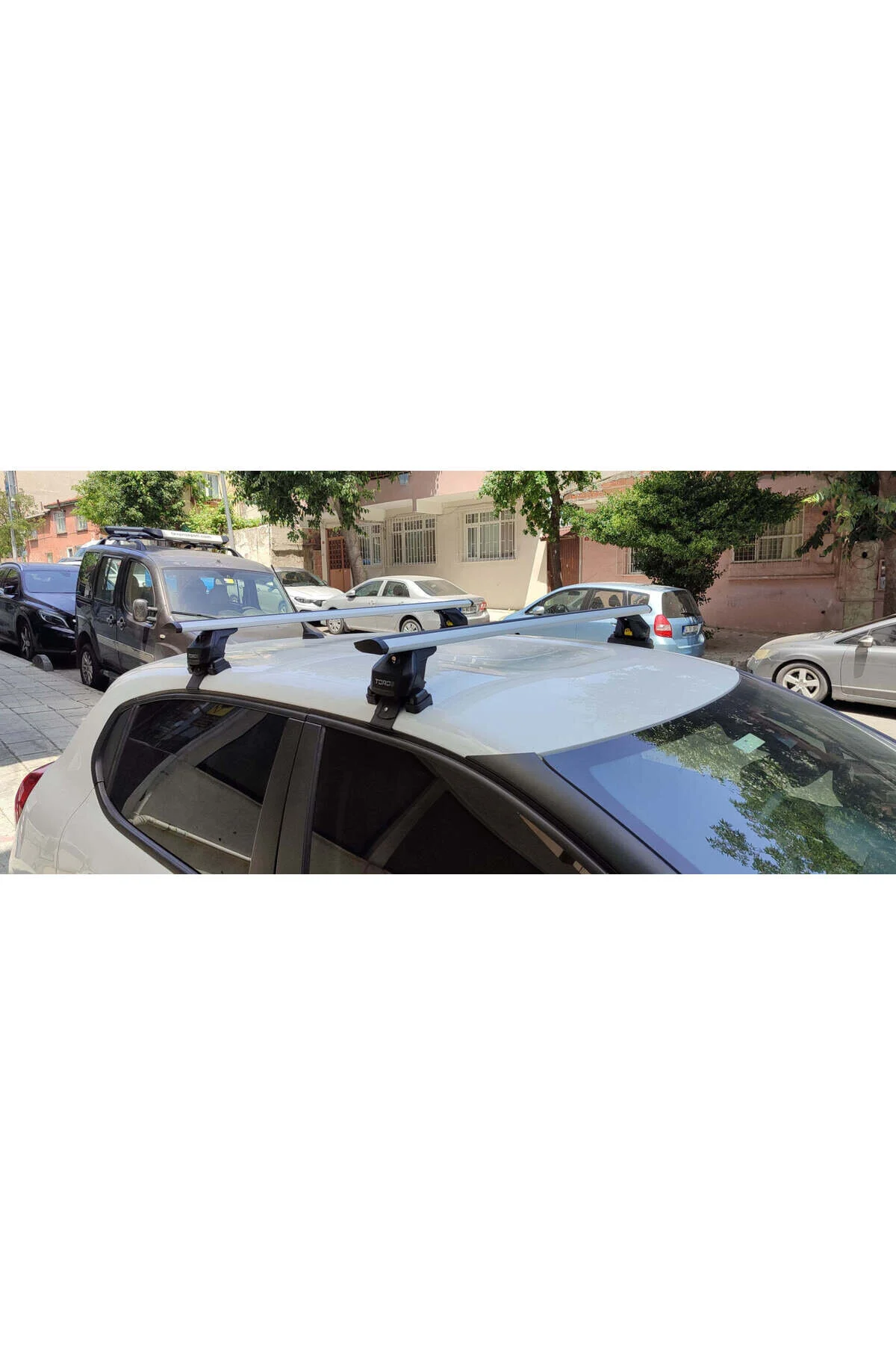 جعبه بار سقفی KIA PICANTO 2024 2025 ROOF RACK CARRIER INTERMEDIATE RAIL TOROS SERIES PRO 4 BLACK auto paw