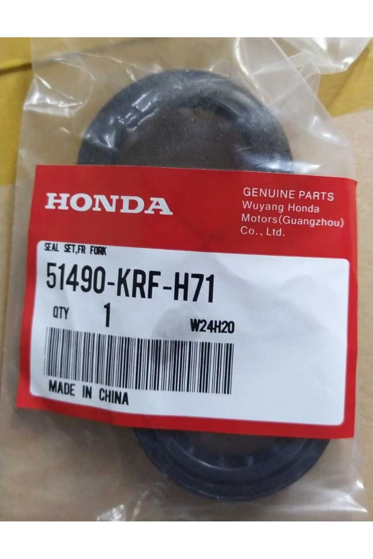 واشر موتورسیکلت مهر و موم کمک فنر جلو S اصل 51490 KRF H71 Honda