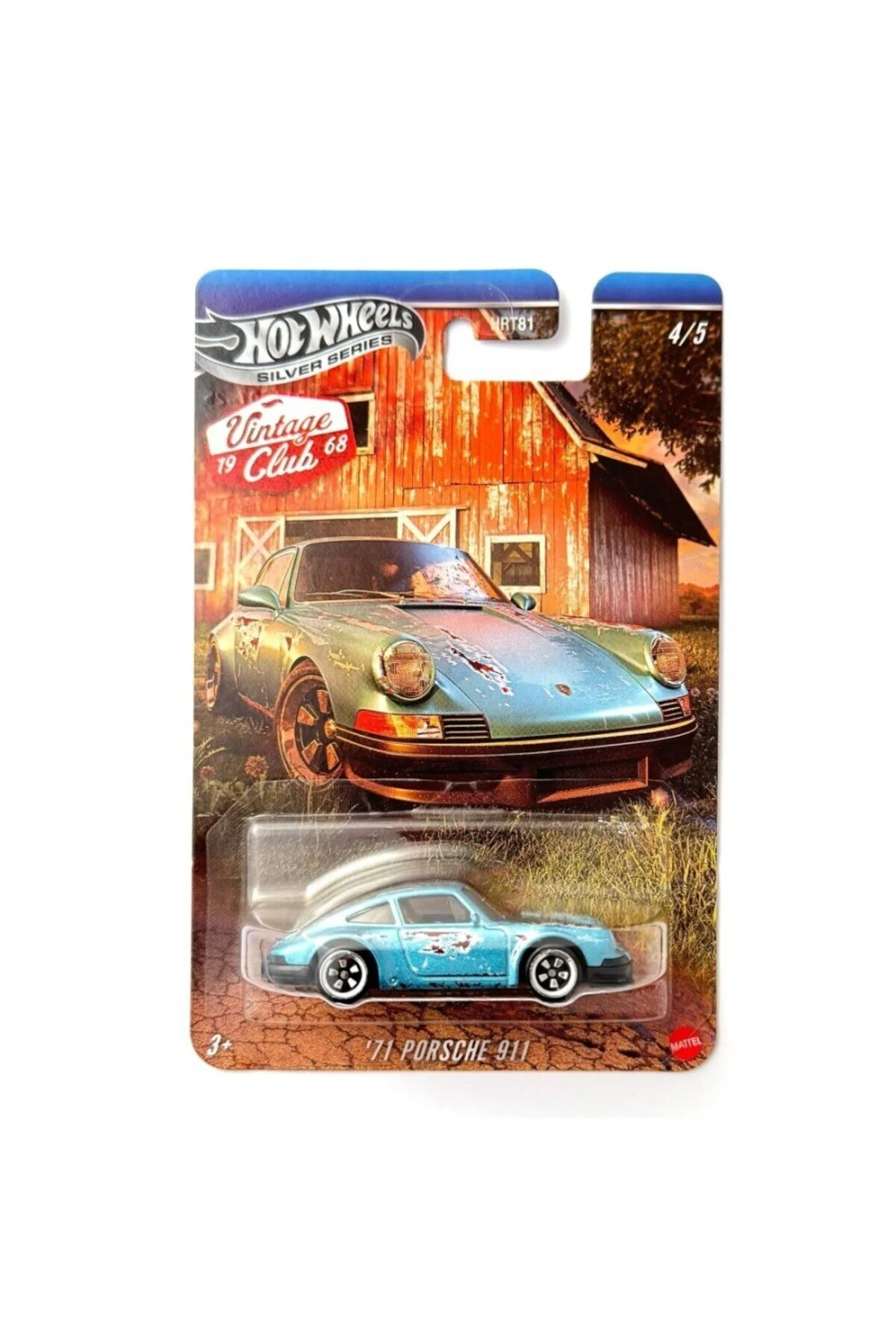اسباب بازی های فیگور دیگر اتومبیل سری نقره ای قدیمی 71 پورشه 911 HOT WHEELS