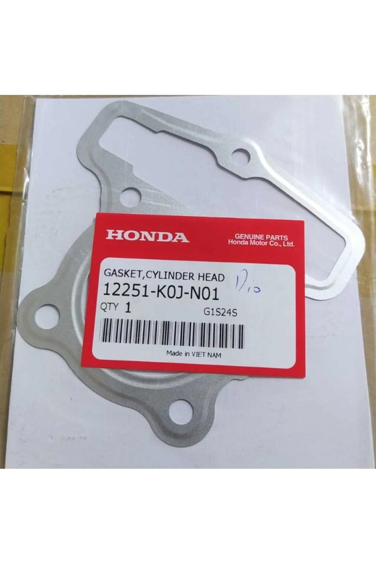واشر موتورسیکلت DIO پایین اصلی 12251 K0J NO1 Honda