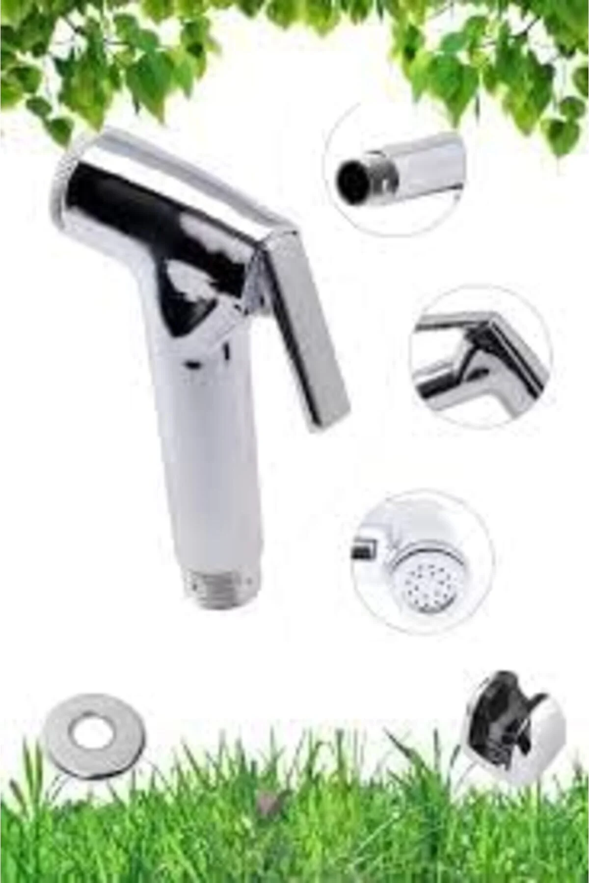 سیستم دوش ست اسپری کروم شاتاف YAPI توالت دستی + پایه شیلنگ مارپیچ G1 2 G3 8 121 BRF