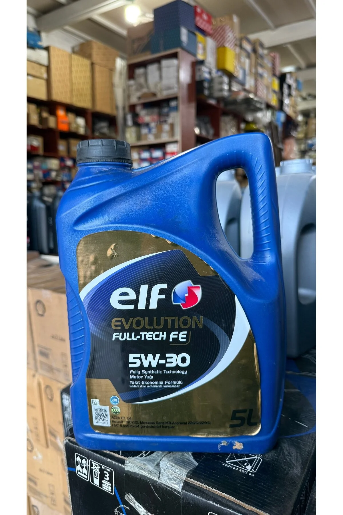 روغن و مکمل موتور FULL TECH LLX 5W 30 EVOLUTION 5L Elf