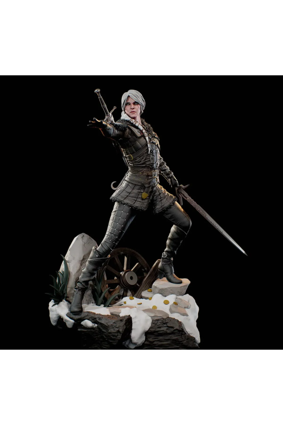 فیگور CIRI 3D FIGURE 20CM THE WITCHER saranostra