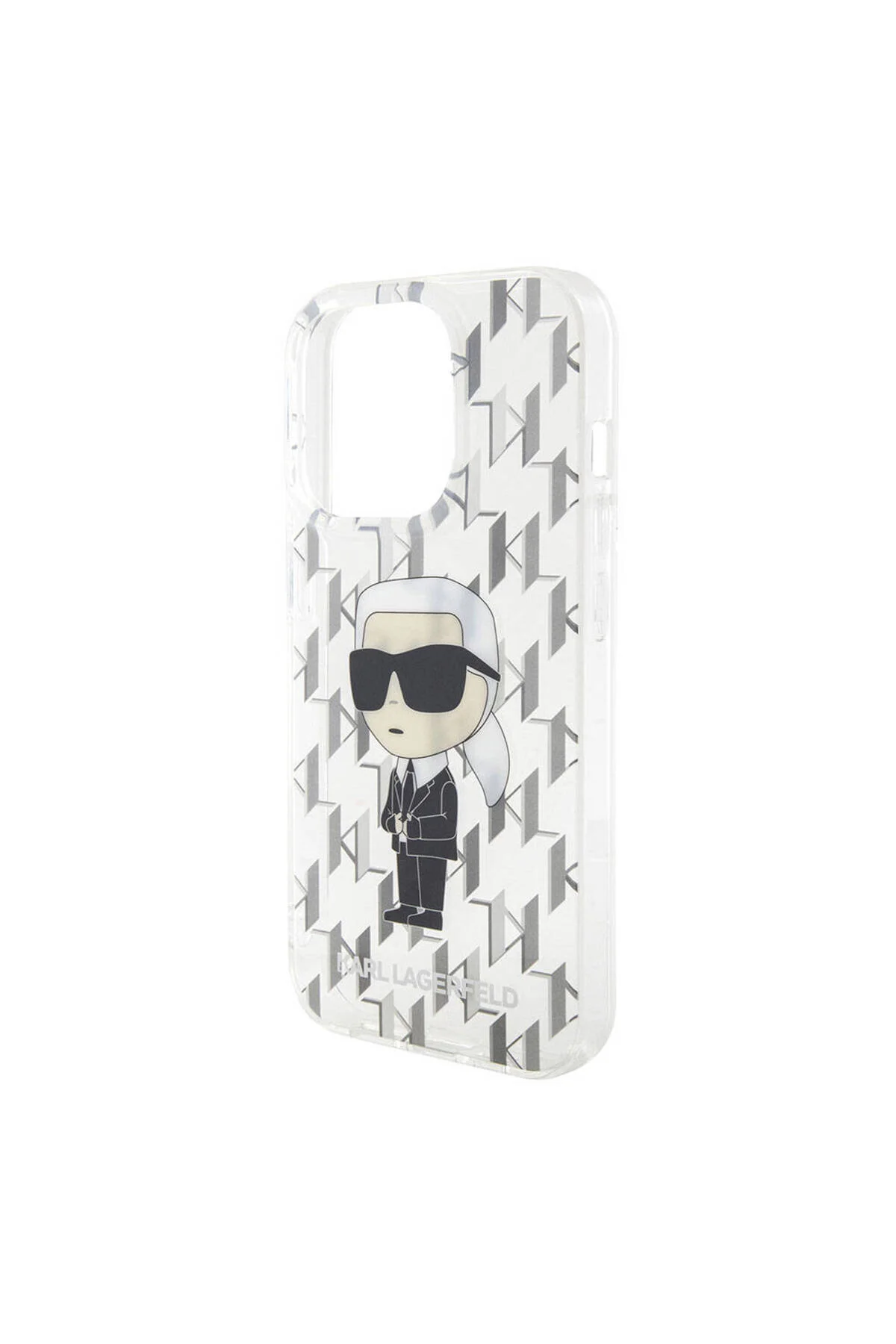 کاور و قاب سازگار با آیفون 15 پرو KARL LAGERFELD IML ICONIC MONOGRAM جلد دارای مجوز شفاف Karl Lagerfeld