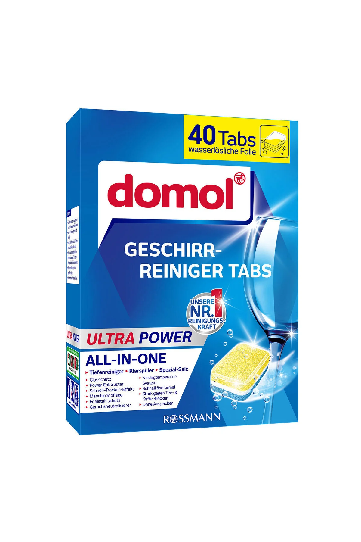 قرص و پودر ماشین ظرفشویی چند کارایی 40S Domol