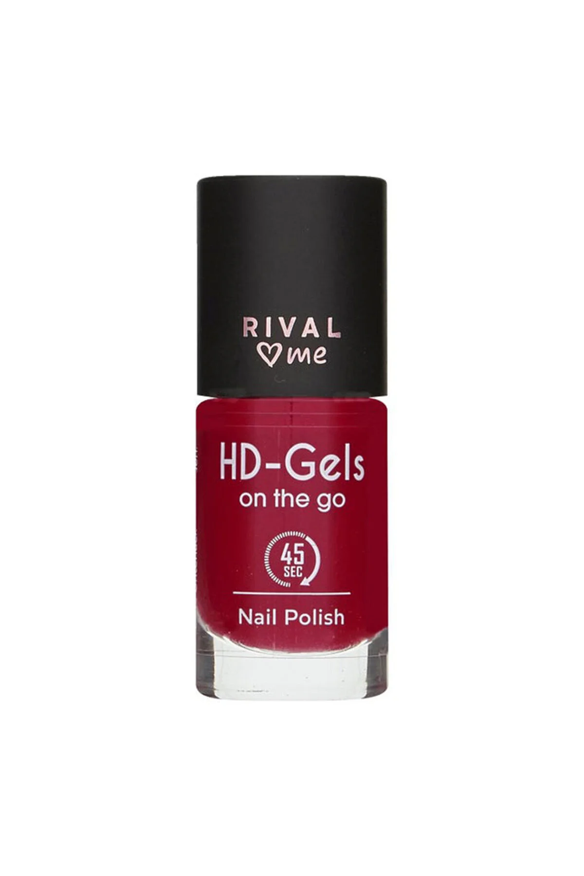لاک ناخن قرمز جلبکی مدل No 19 HD Gels با حجم 9 میلی لیتر Rival Loves Me