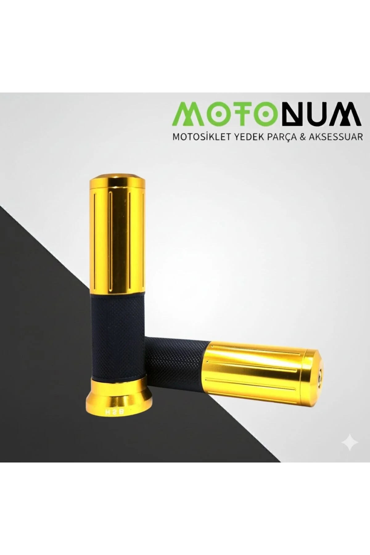 دسته موتورسیکلت یاماها MT 07 سیلیکونی فلزی زرد EL07726 Motonum