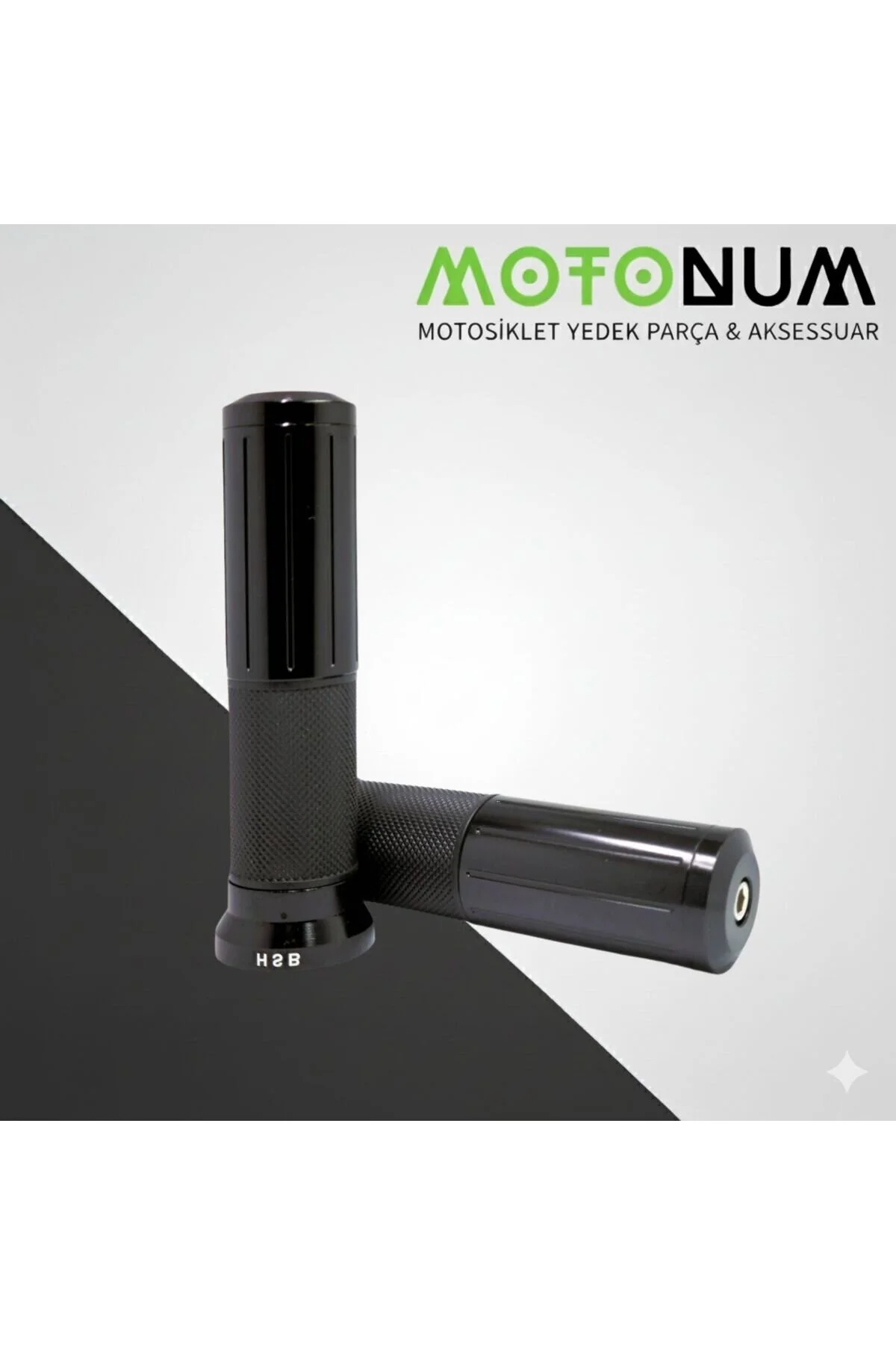 دسته موتورسیکلت یاماها CYGNUS L سیلیکونی فلزی مشکی EL08016 Motonum